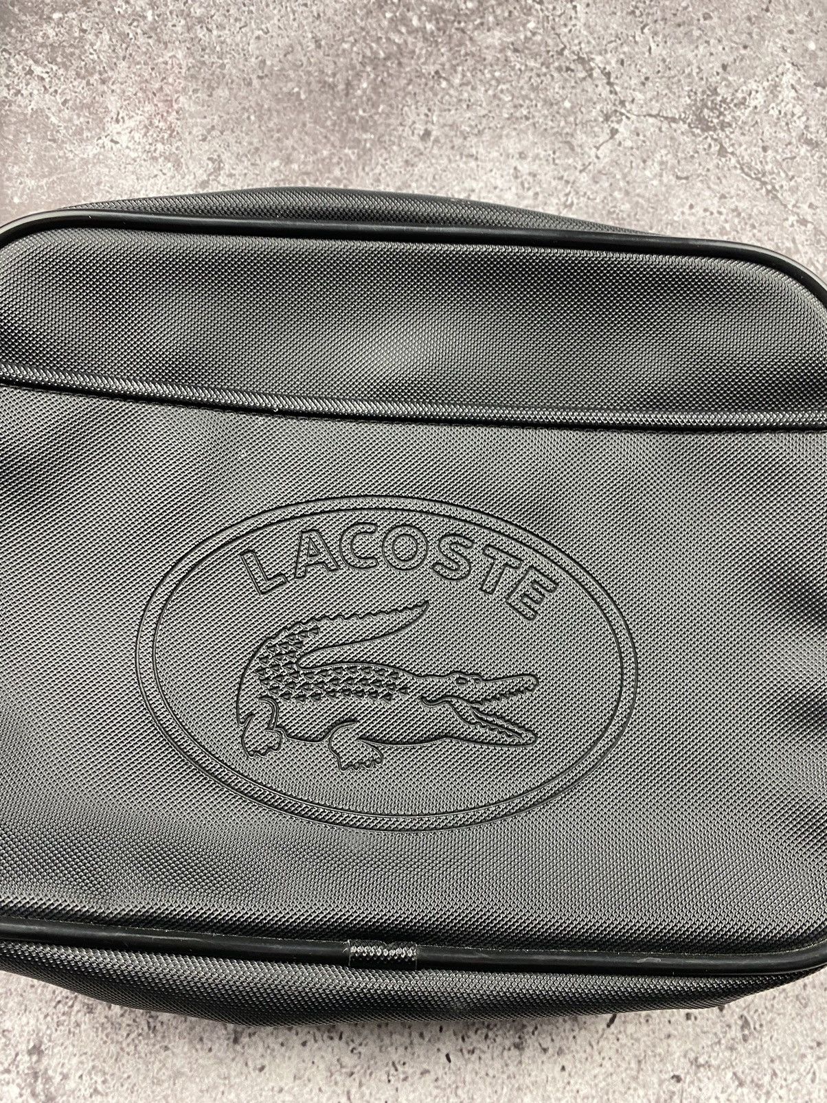 Lacoste Vintage Lacoste big logo Messenger Bag supreme style rareY2k Size ONE SIZE - 5 Thumbnail