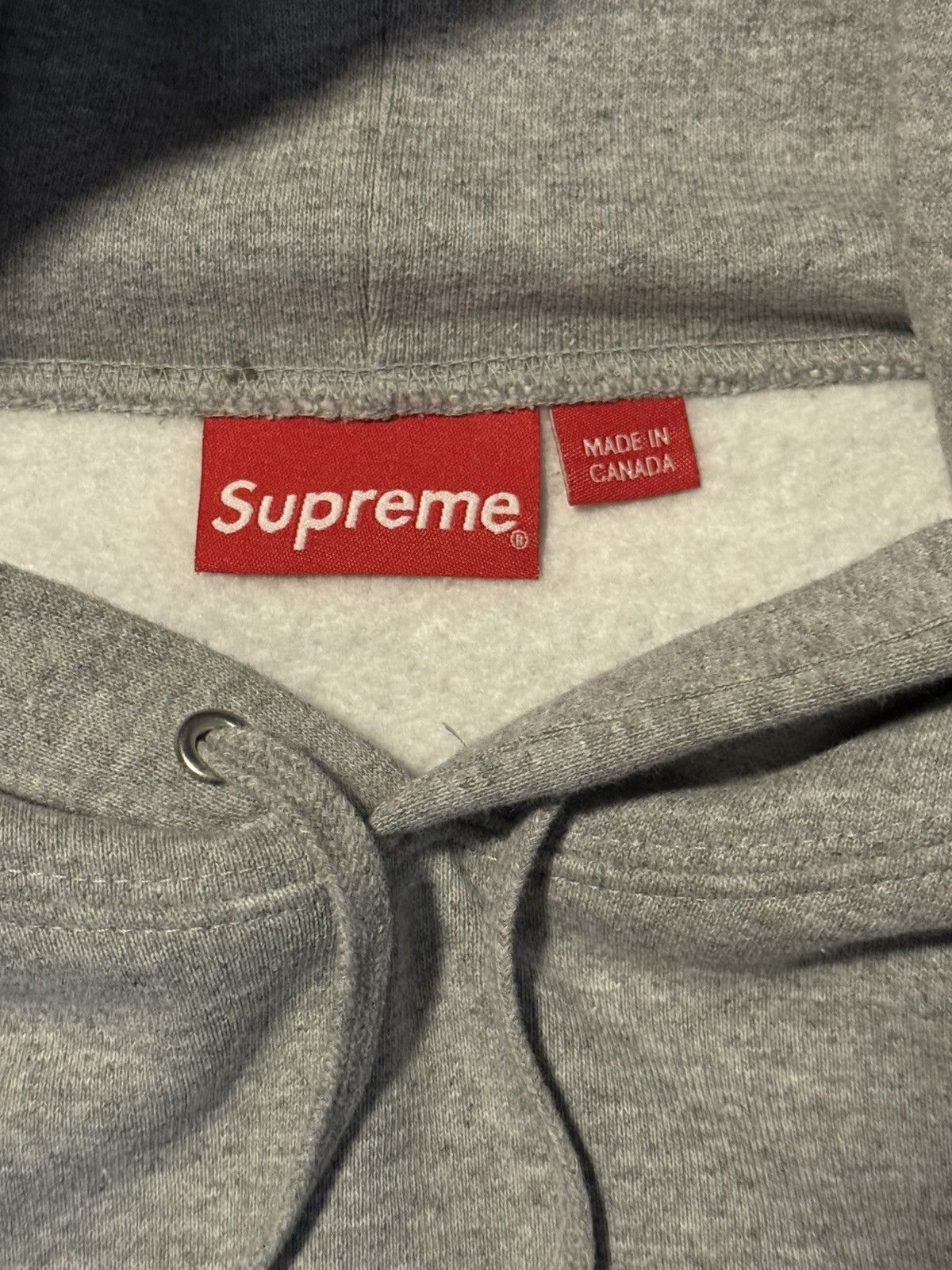 Supreme Supreme Enamel Small Box Logo Hoodie Heather Grey SS22 VNDS Size US XL / EU 56 / 4 - 8 Thumbnail