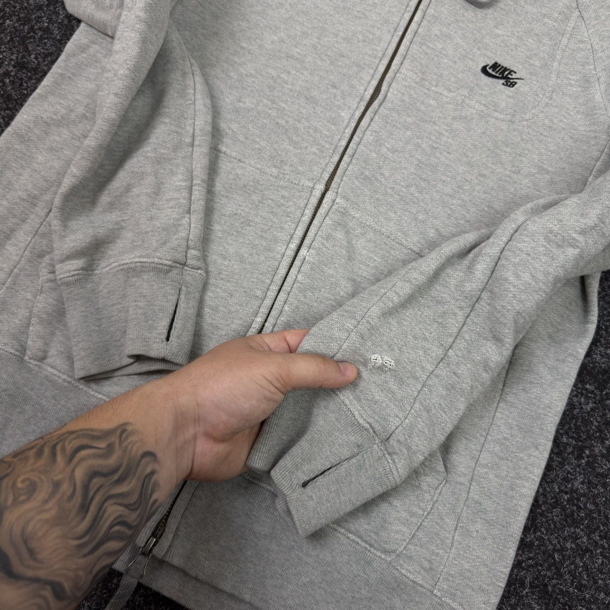Nike × Vintage Nike Skateboard Vintage Zip Hoodie Y2k Style Size US M / EU 48-50 / 2 - 9 Thumbnail