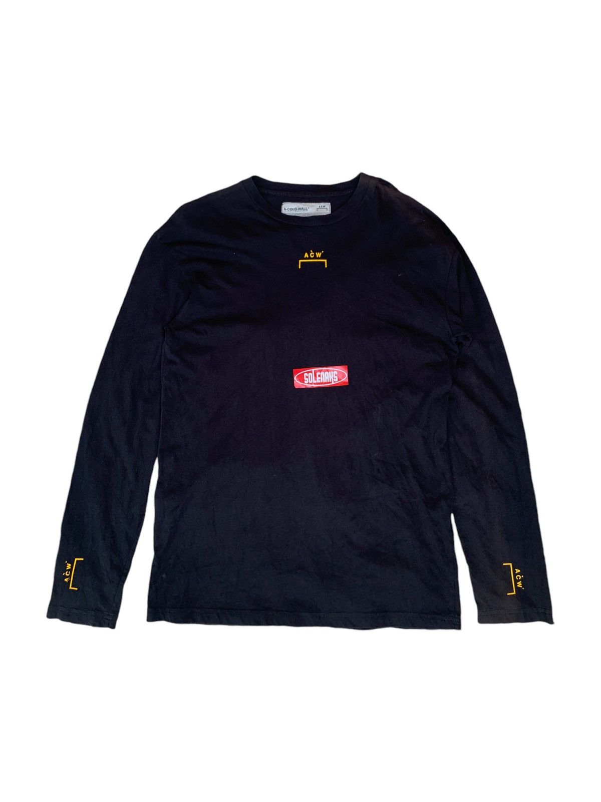 A-COLD-WALL* ACW long sleeve bracket logo tee Size US S / EU 44-46 / 1 - 4 Thumbnail