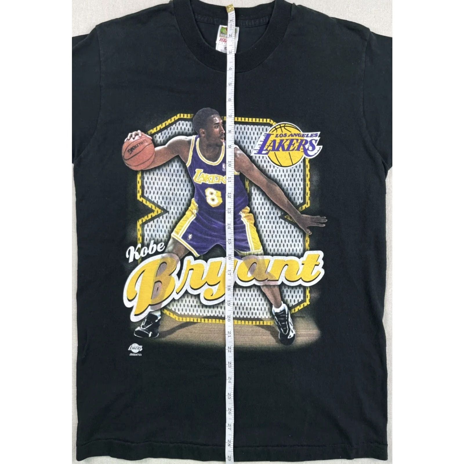 Fruit Of The Loom VINTAGE Fruit of the Loom Kobe Bryant T-Shirt LA Lakers #8 Rookie Black Short Sleeve Men's M Sports Tee Size US M / EU 48-50 / 2 - 6 Thumbnail