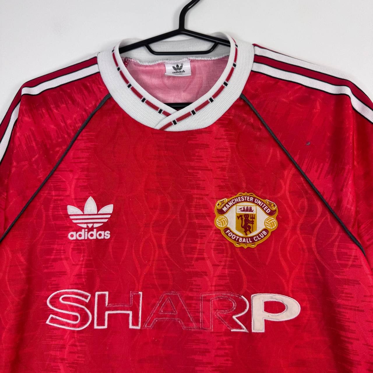 Adidas Vintage Adidas Manchester United 1992-1994 Shirt Sharp Sz M Size US XS / EU 42 / 0 - 2 Thumbnail