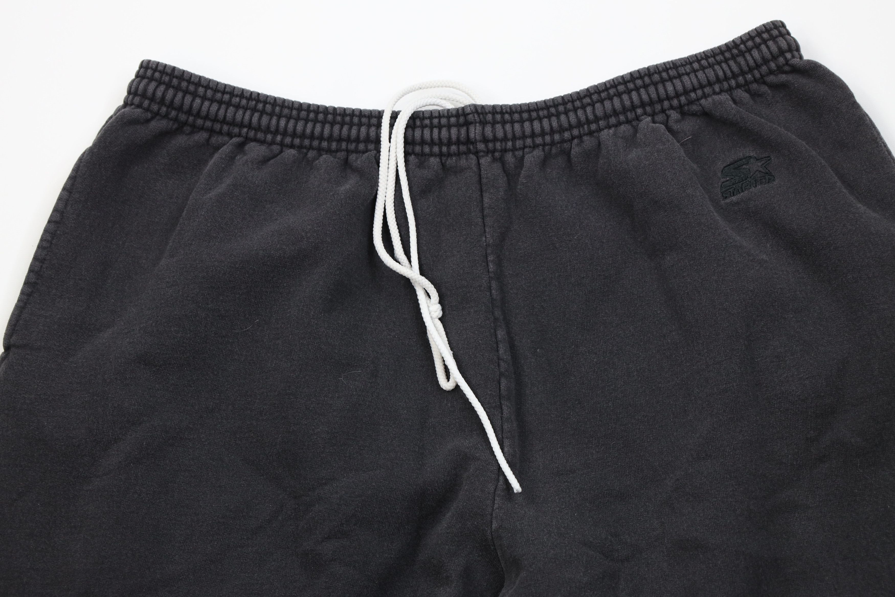 Starter Vintage 90s Starter Heavyweight Sweatpants Joggers Black Size US 38 / EU 54 - 2 Thumbnail