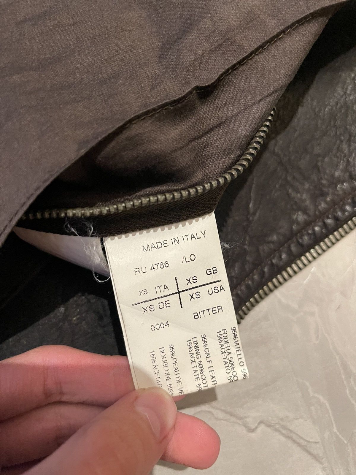 Rick Owens Rick Owen’s 2009 “Scuba Jacket” Size US XS / EU 42 / 0 - 5 Thumbnail