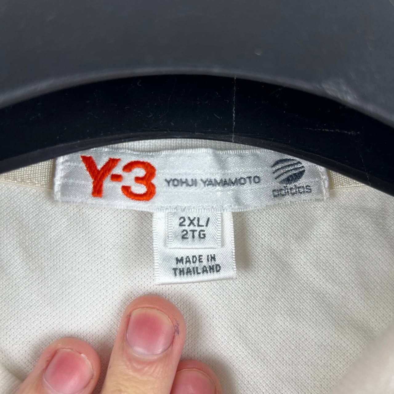 Yohji Yamamoto Adidas x Yohij Yamamoto basic Polo Y-3 logo on sleeve Size US M / EU 48-50 / 2 - 2 Thumbnail