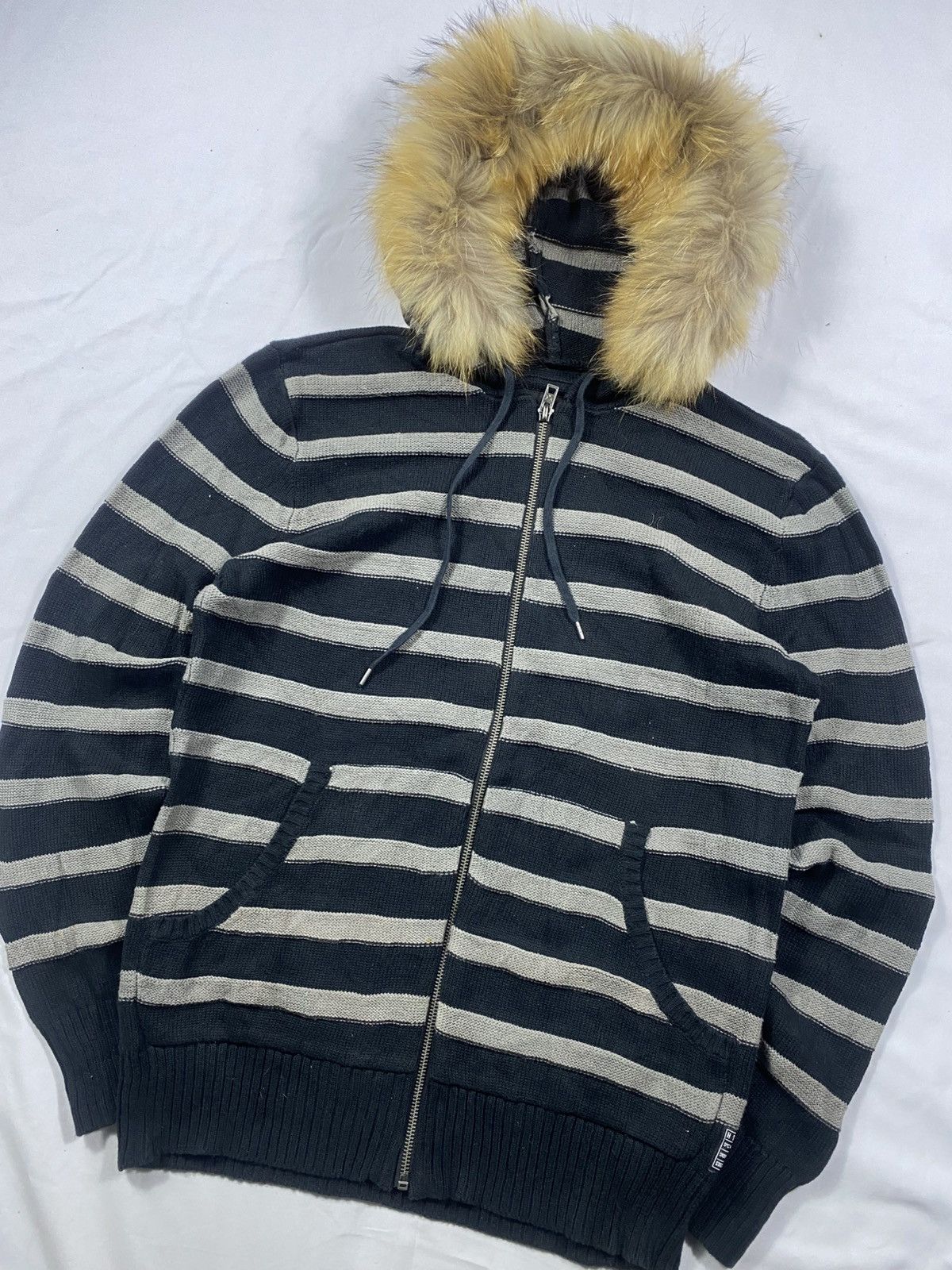 20471120 Japanese Hurley Stripe Zip Hoodie lgb style Size US M / EU 48-50 / 2 - 3 Thumbnail