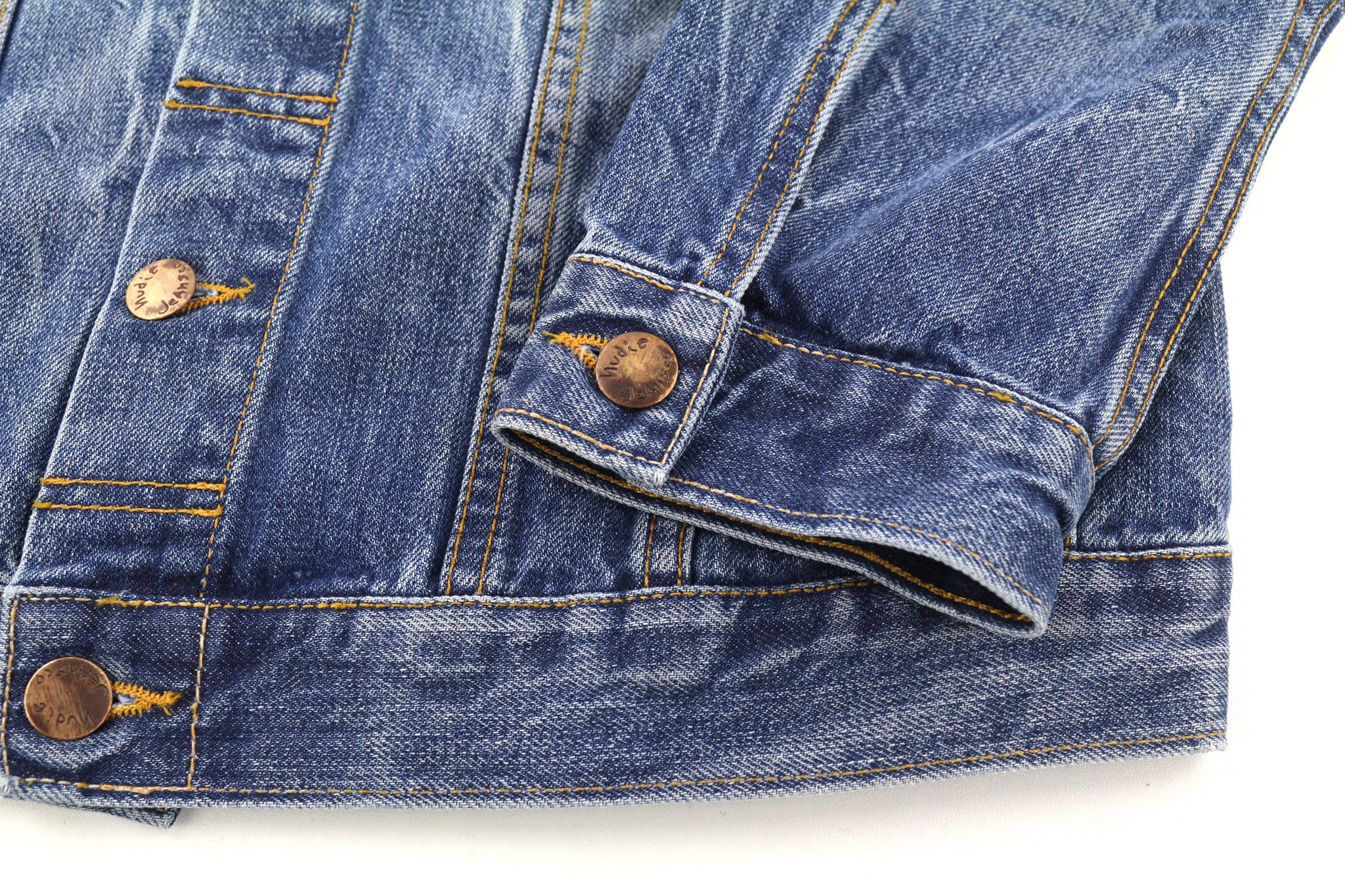Nudie Jeans TERRY M Washed Light Vintage Jacket 81051 Size US M / EU 48-50 / 2 - 5 Thumbnail