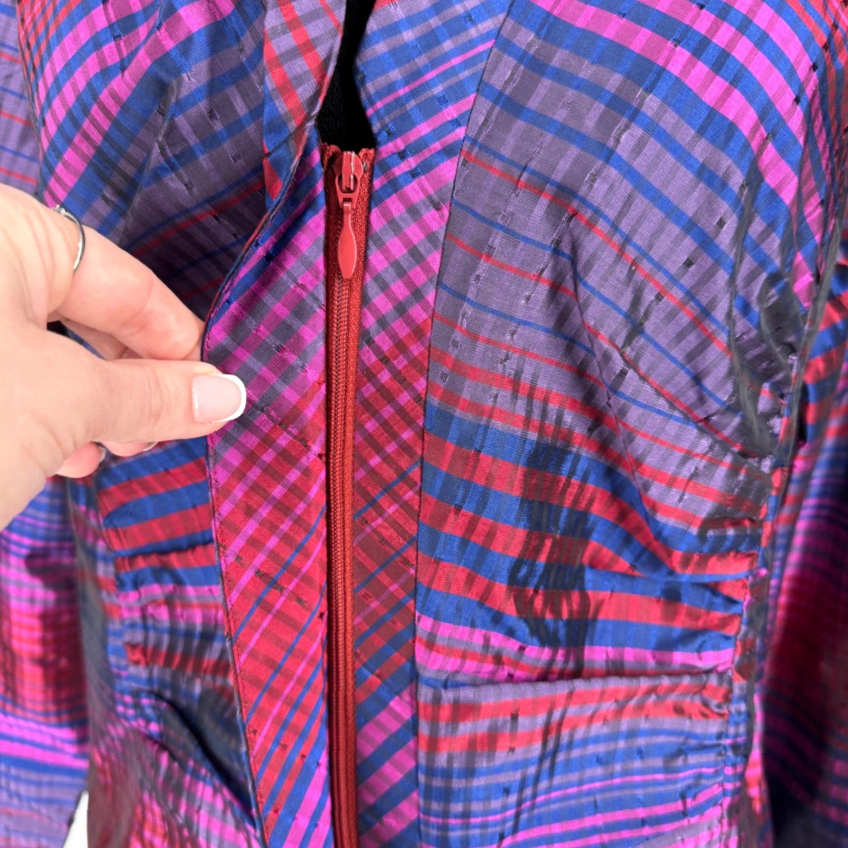 Coldwater Creek Coldwater Creek Silk Blend Zip Jacket L Multicolor Long Sleeve Mens? Size US L / EU 52-54 / 3 - 5 Thumbnail