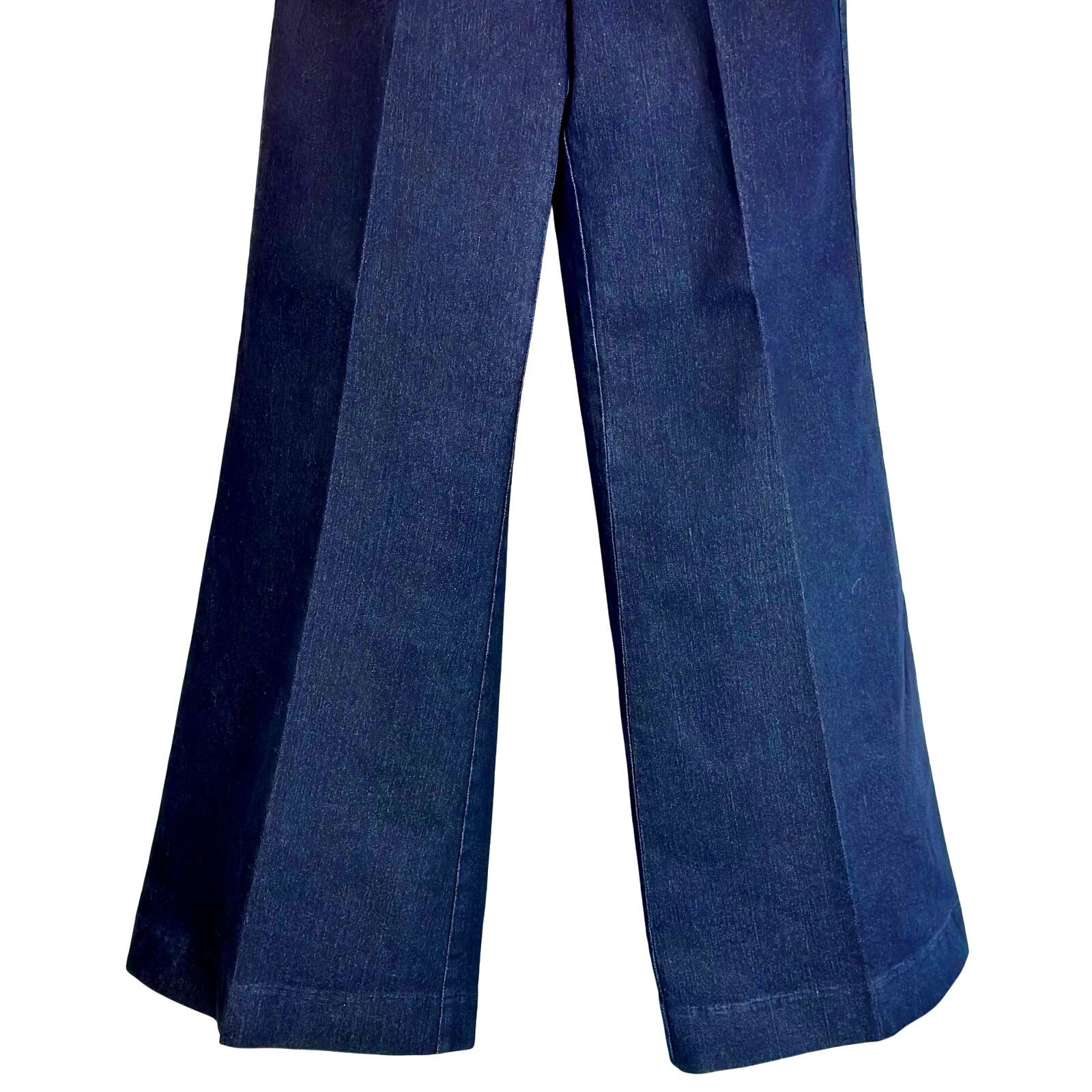 PIOMBO MP Piombo Wide Leg Womens Jeans in Blue size 2 Size 26" / US 2 / IT 38 - 7 Thumbnail