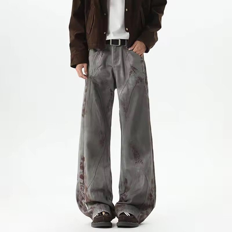 Japanese Brand Archive Style Washed Gray Flared Denim Trousers Size US 29 - 7 Thumbnail