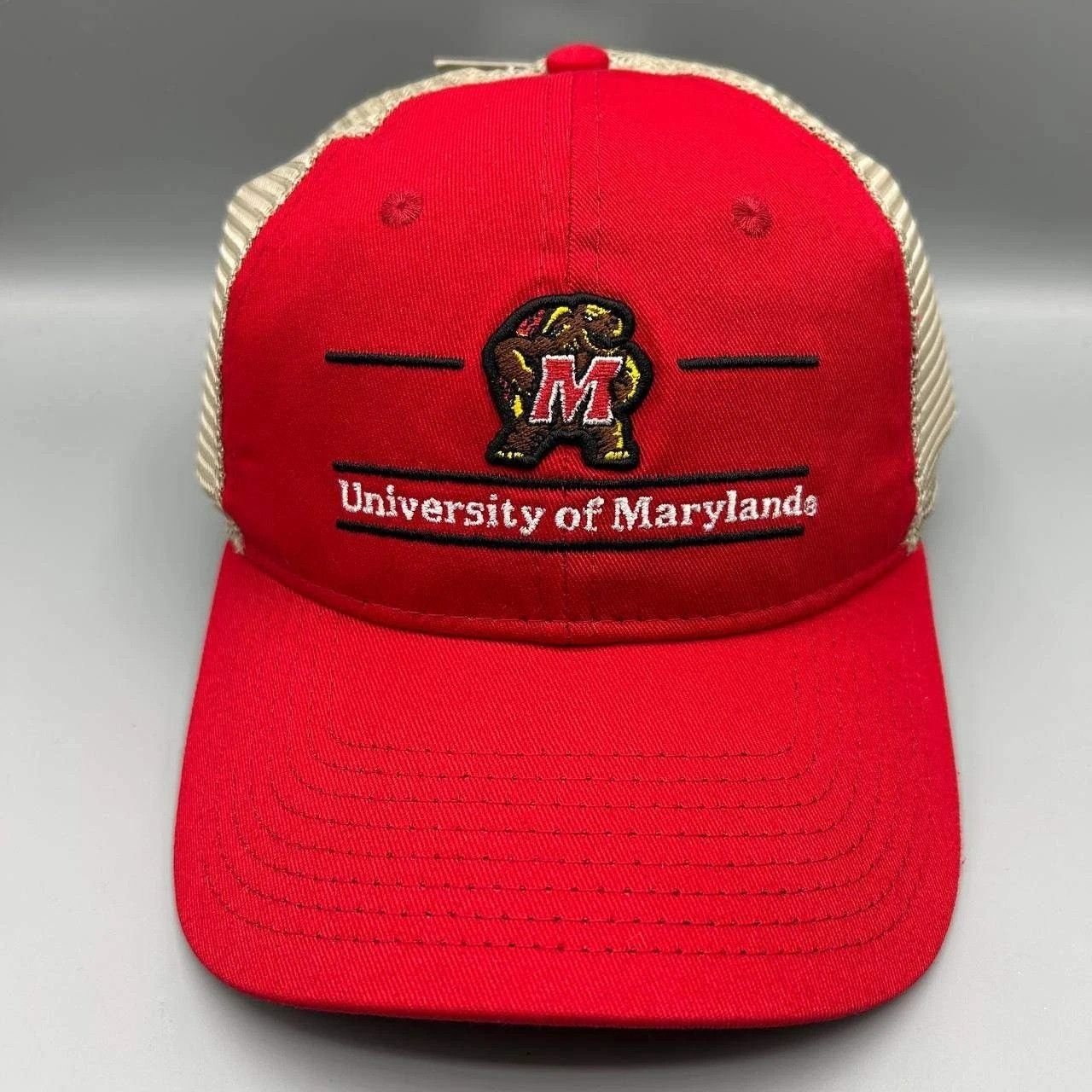 The Game Vintage Maryland Terrapins Trucker Hat Men NCAA Snap Back Size ONE SIZE - 1 Thumbnail