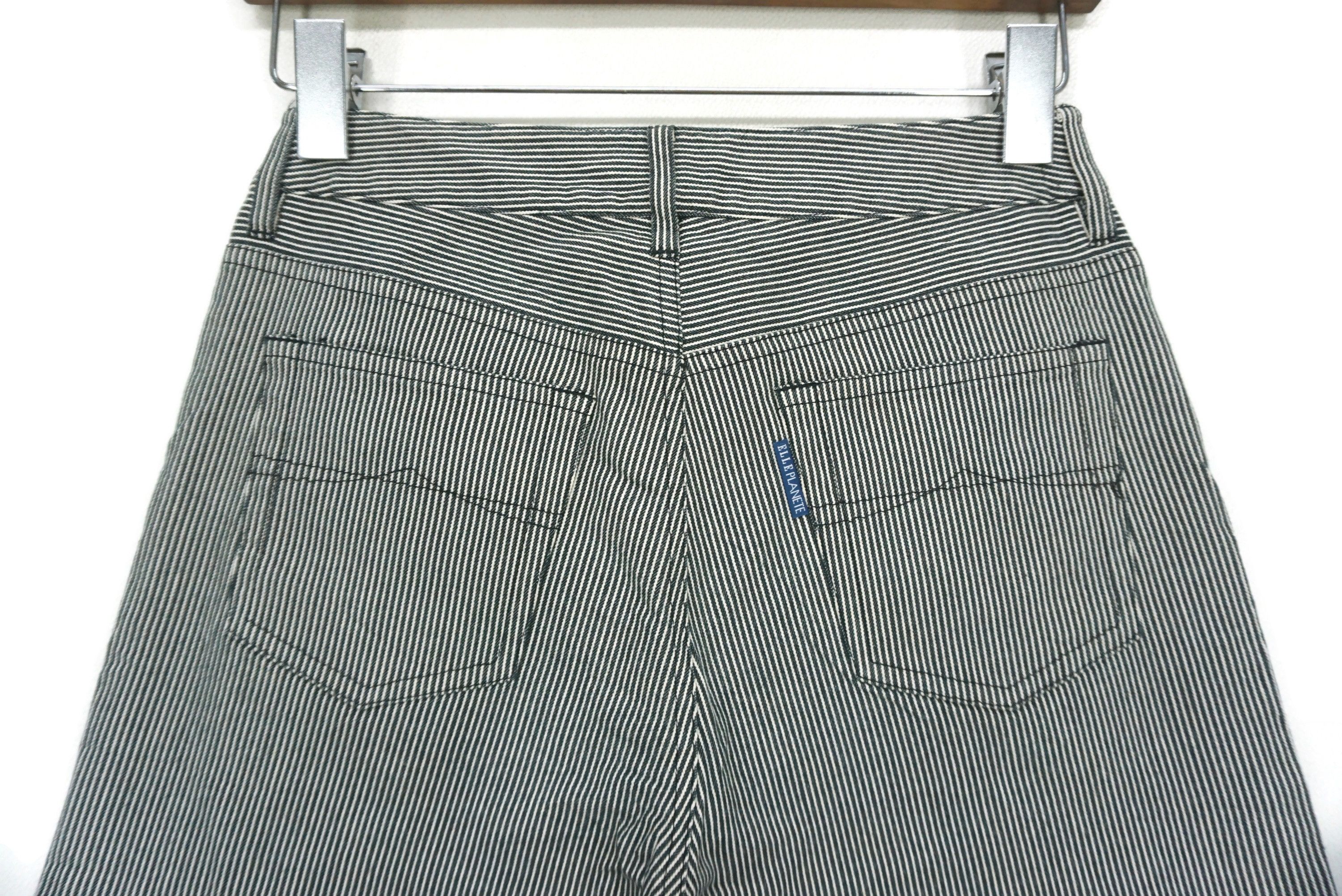 Japanese Brand Elle Jeans fit W27xL26.5 Cropped Bootcut Denim Size 26" / US 2 / IT 38 - 7 Thumbnail