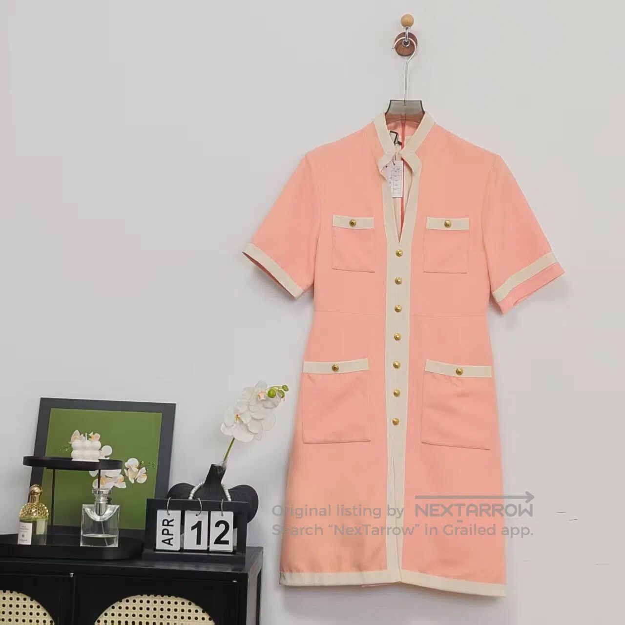 Gucci Guicci Wool/Silk Blended Pink Four Pocket Cloisonné Waist Size S / US 4 / IT 40 - 1 Thumbnail