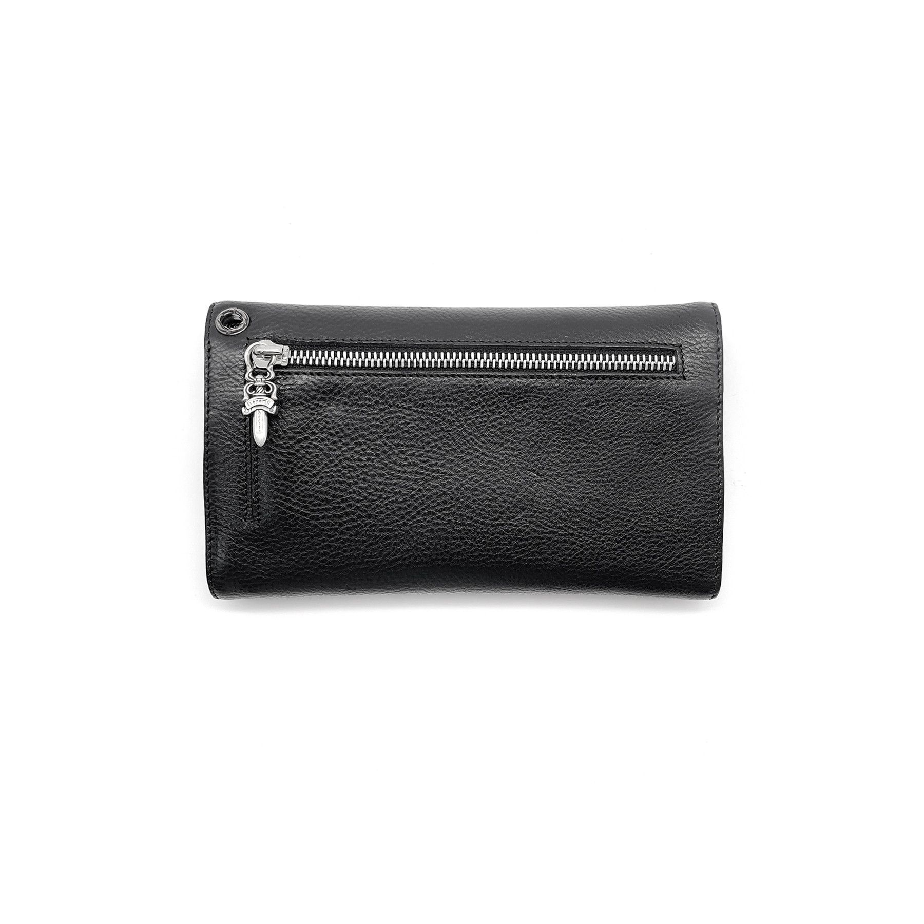 Chrome Hearts Chrome Hearts Wave Cross Ball Heavy Leather Long Wallet Size ONE SIZE - 4 Thumbnail