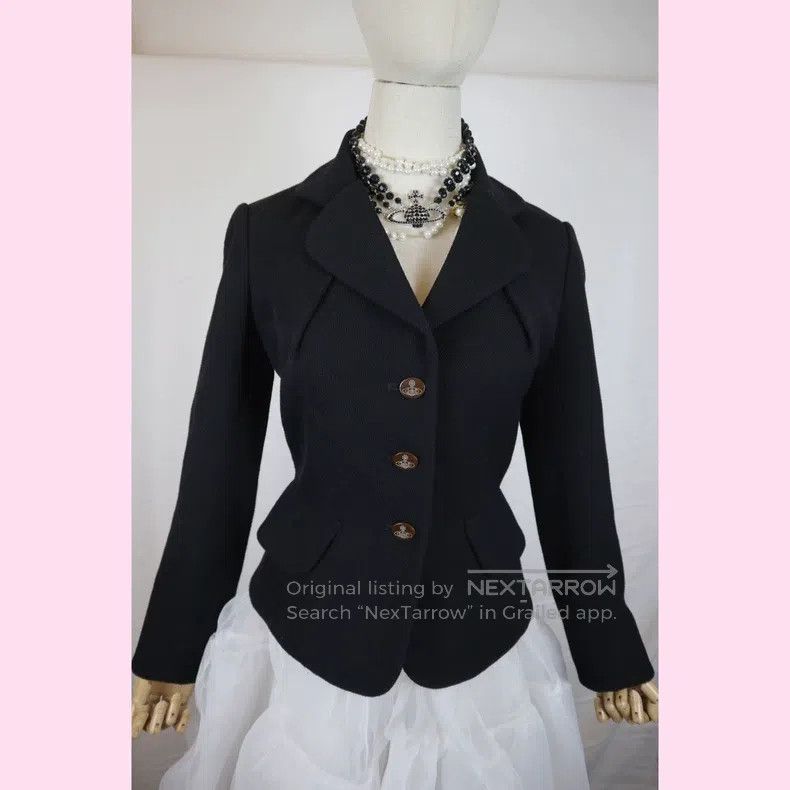 Vivienne Westwood Vivienne Westwood Heart Collar Wool Blazer Jacket Size M / US 6-8 / IT 42-44 - 1 Thumbnail