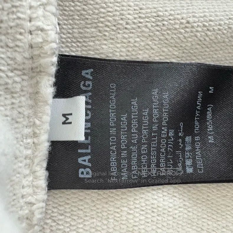 Balenciaga Balenciaga Letter Logo Printed Hooded Long Sleeve Sweater Size US M / EU 48-50 / 2 - 6 Thumbnail