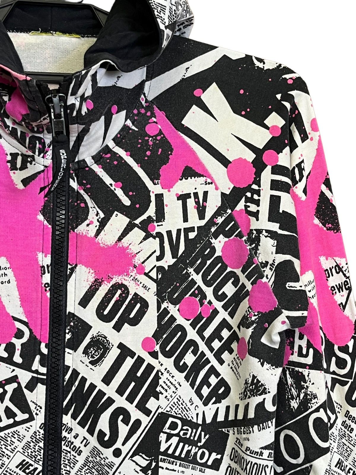 Hysteric Glamour SICK🔥SUPERLOVERS PUNK ROCK FULLPRINT ZIPPER HOODIES Size US S / EU 44-46 / 1 - 6 Thumbnail
