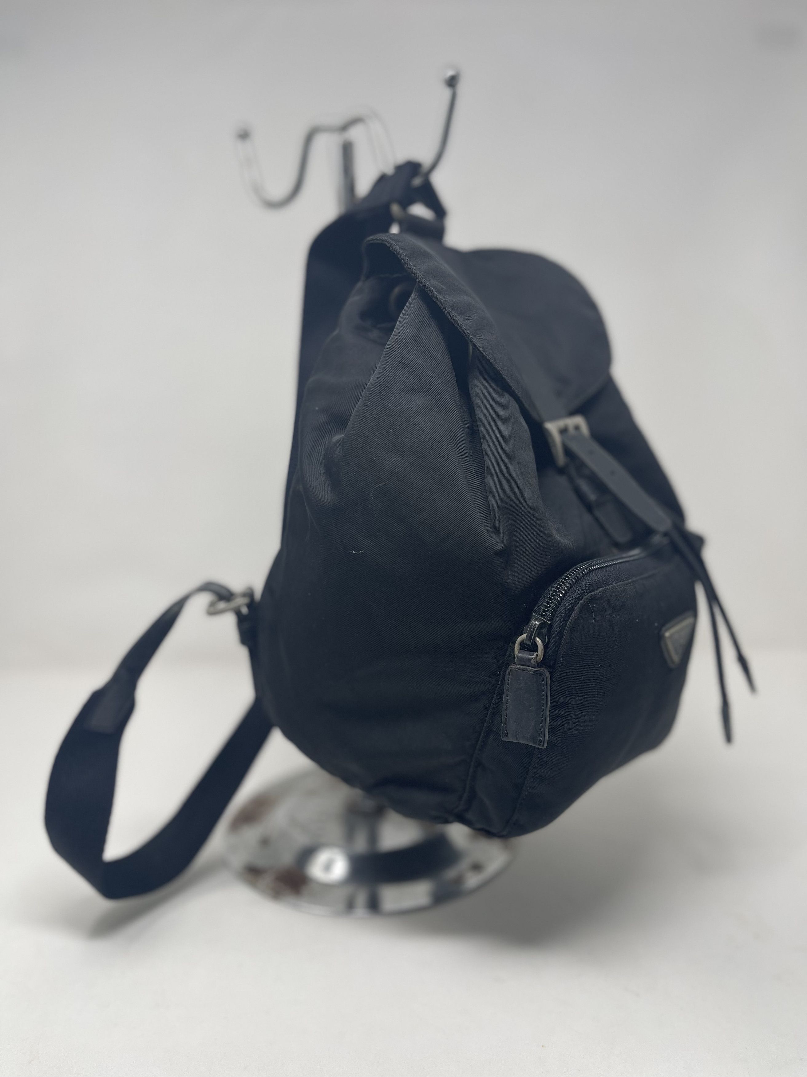 Prada Mini Prada Nylon Black BackPack Size ONE SIZE - 2 Thumbnail