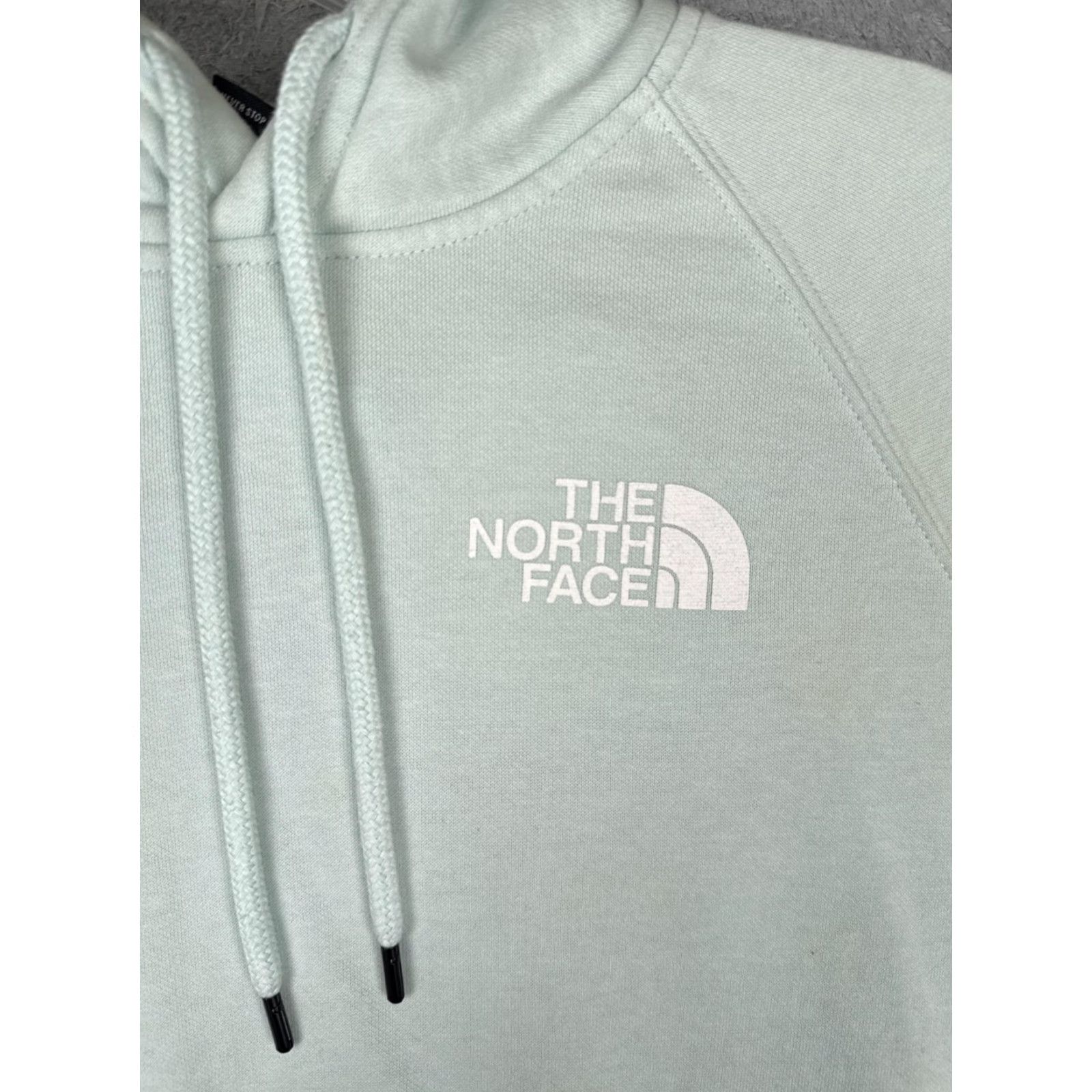 The North Face The North Face Hoodie Womens Medium Green Box Logo Pullover Jersey Sweatshirt Size M / US 6-8 / IT 42-44 - 6 Thumbnail