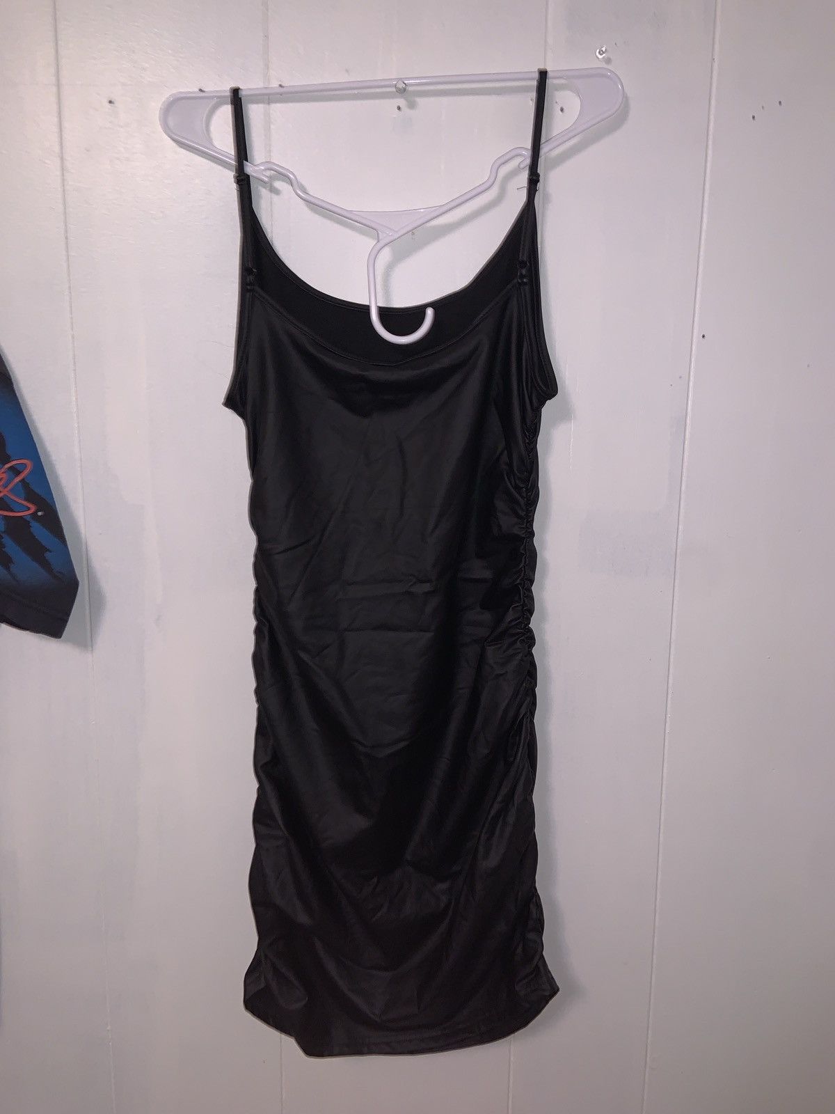 Shein Womens - Black High Stretch Fabric Black Mini Dress - Size L Size L / US 10 / IT 46 - 5 Thumbnail