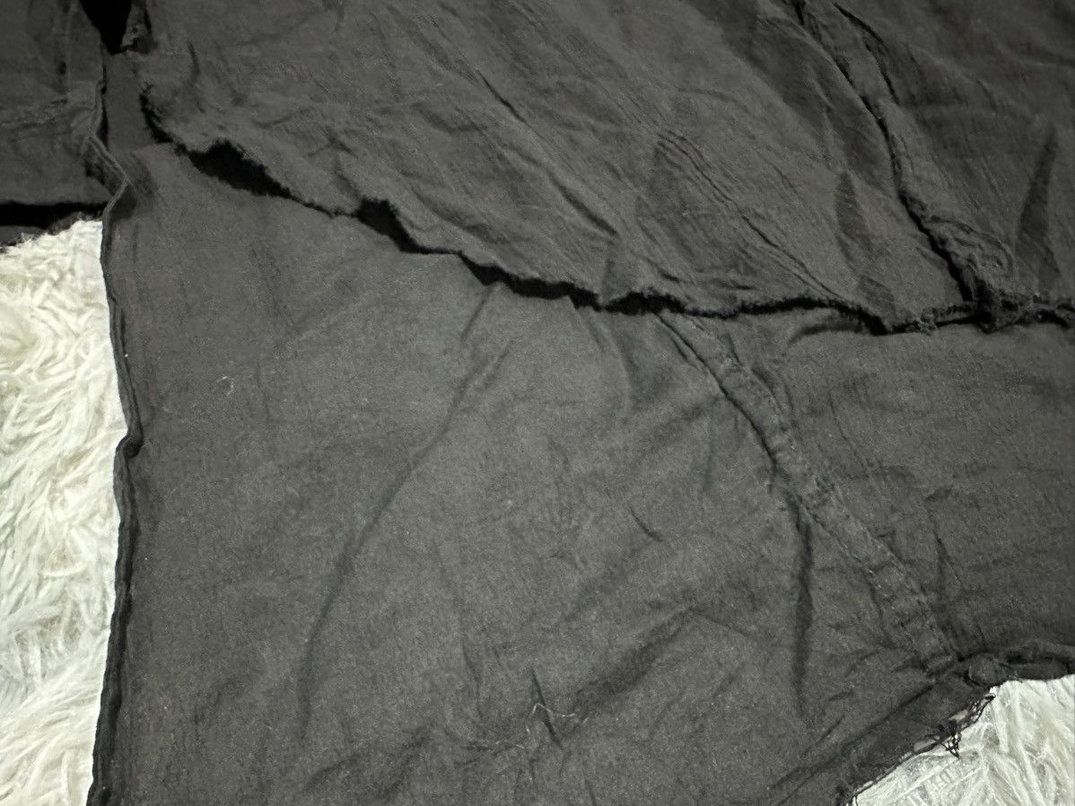 KMRii 🔥Rare Archived Kmrii Linen Shirt Raw Edge Goth Punk Size US XXL / EU 58 / 5 - 9 Thumbnail