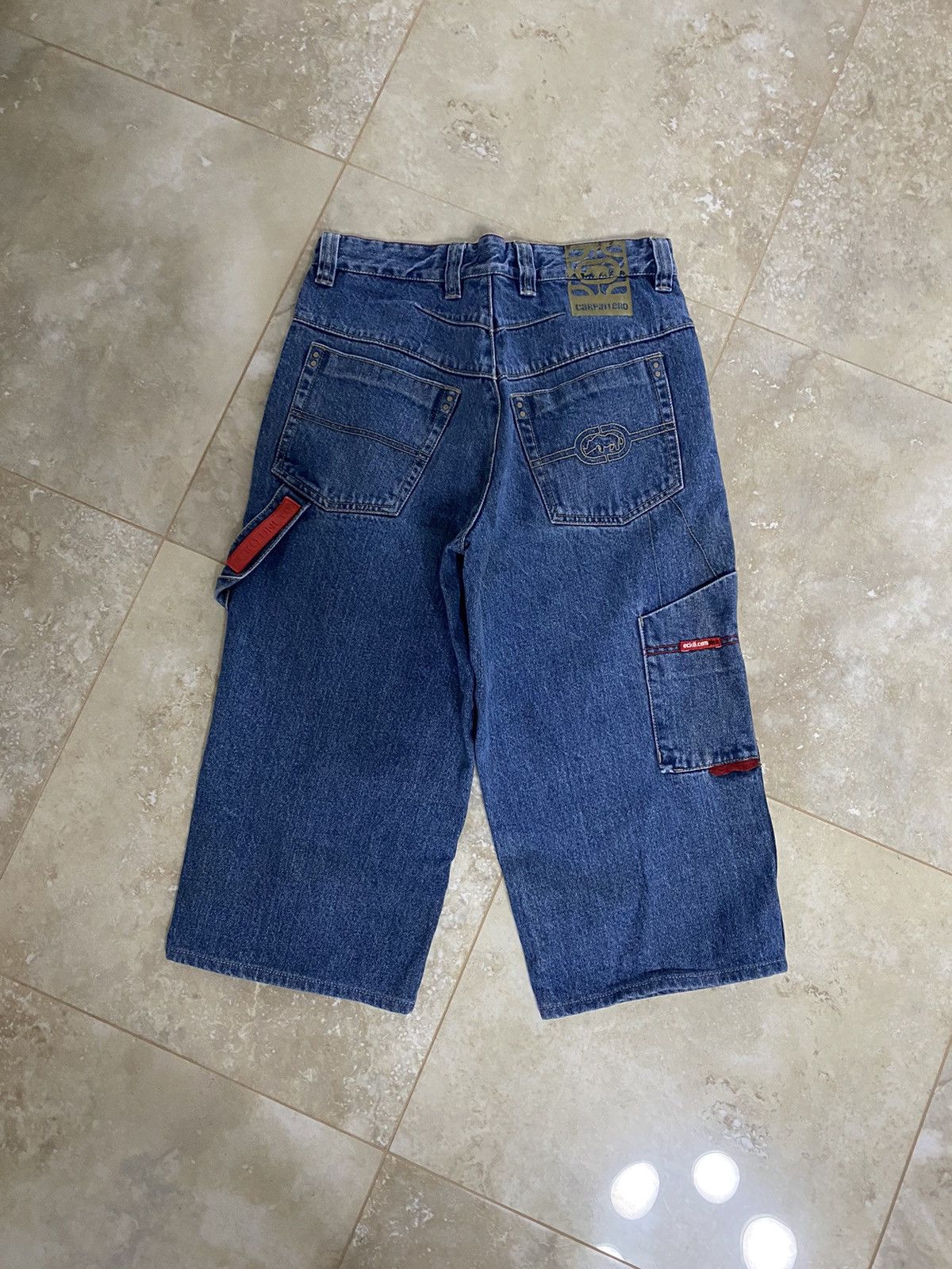 Ecko Unltd. Ecko Unltd Vintage Baggy Shorts Y2K Japanese Rap Washed Y2K Size US 30 / EU 46 - 3 Thumbnail
