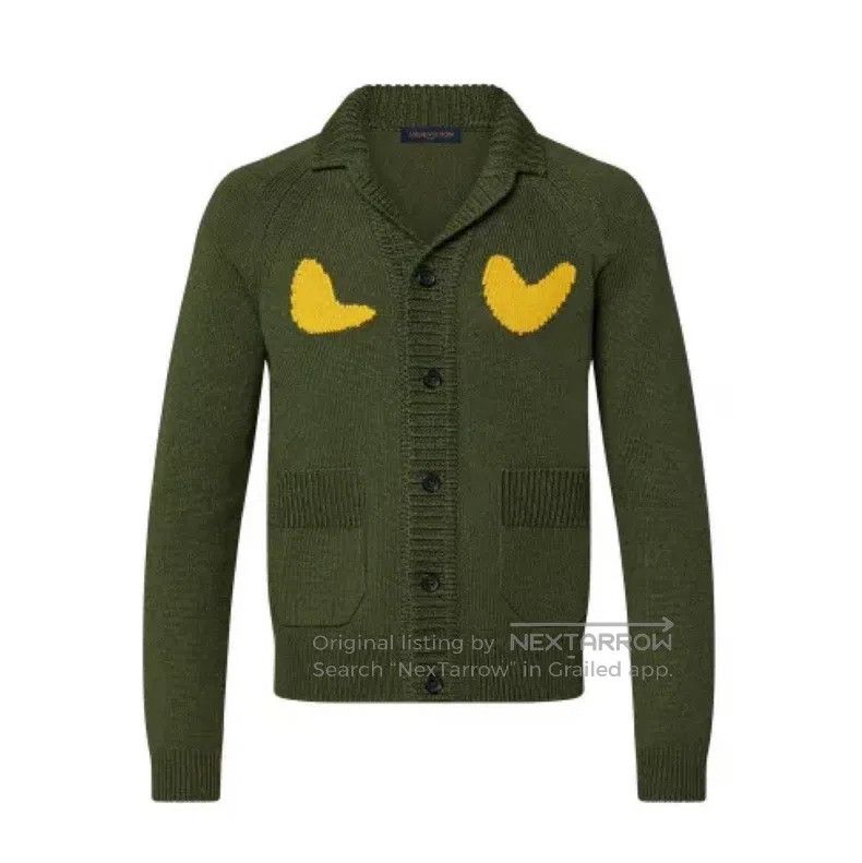 Louis Vuitton Louis Vuitton Nigo co-branded tiger-head cardigan sweater Size US L / EU 52-54 / 3 - 1 Thumbnail
