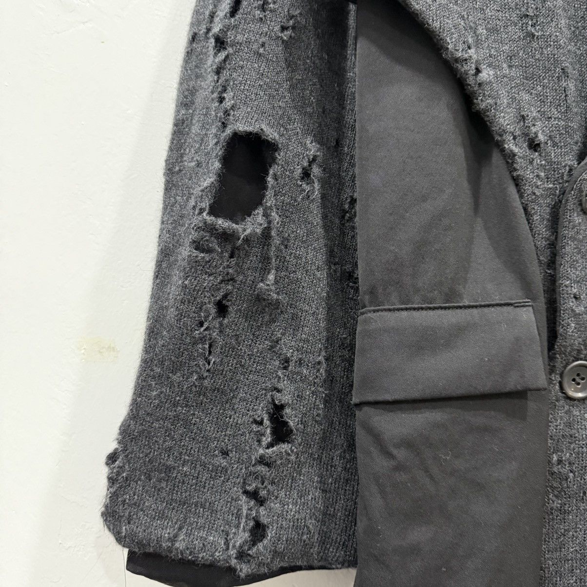 Vintage Yohji Yamamoto Double Breasted Wool Coat Size 38R - 4 Thumbnail