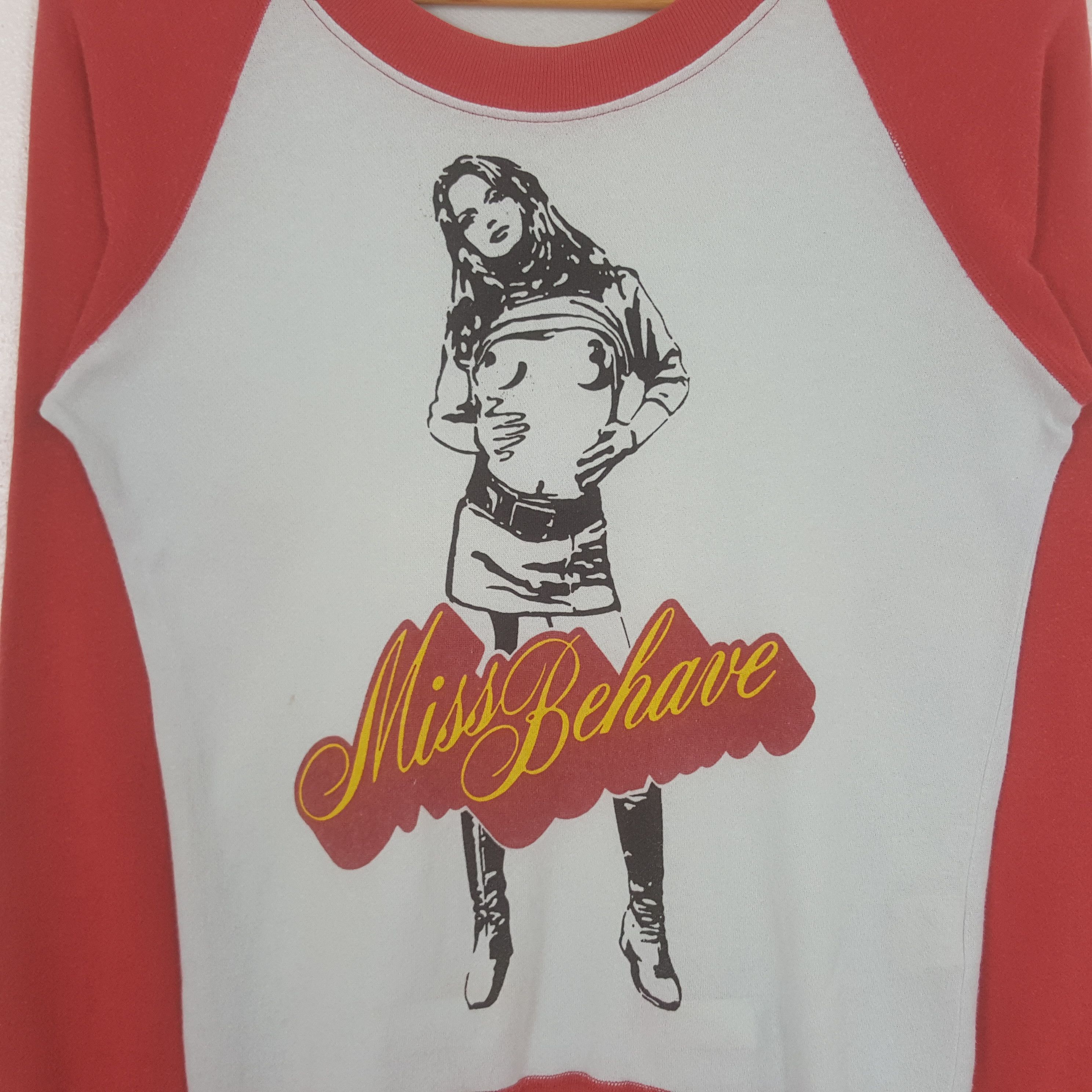 Hysteric Glamour Vintage Hysteric Glamour Miss Behave Tshirt C319N76 Size US S / EU 44-46 / 1 - 2 Thumbnail