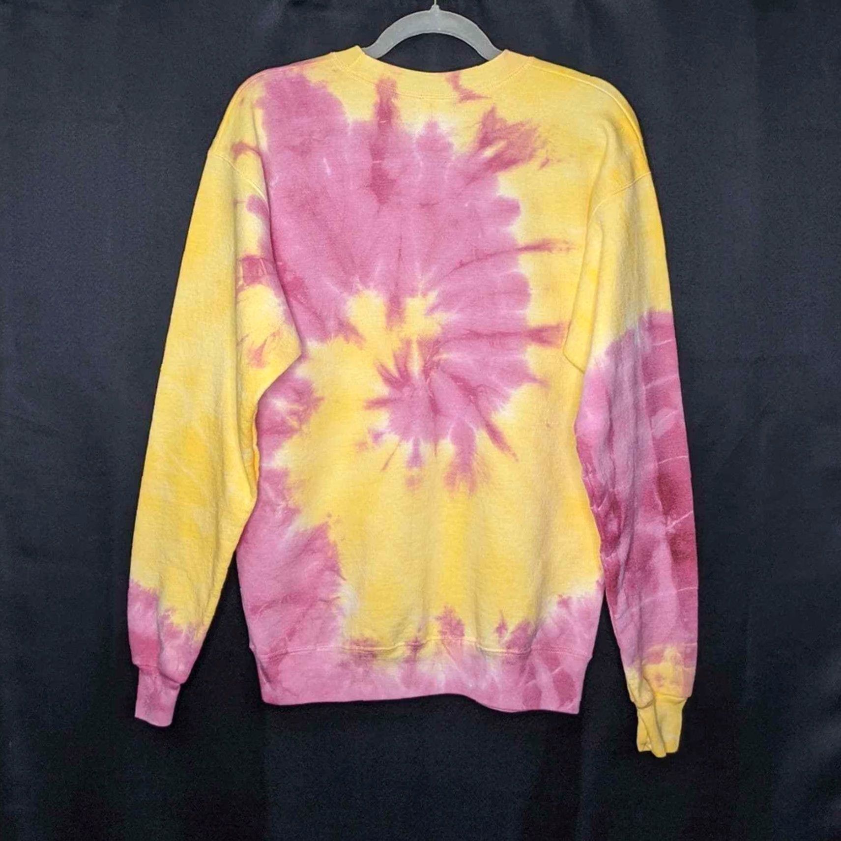 Hanes Hanes Sweatshirt Pullover Multicolor Crewneck Tie Dye EcoSmart Upcycle Unisex Adults M Size US M / EU 48-50 / 2 - 4 Thumbnail
