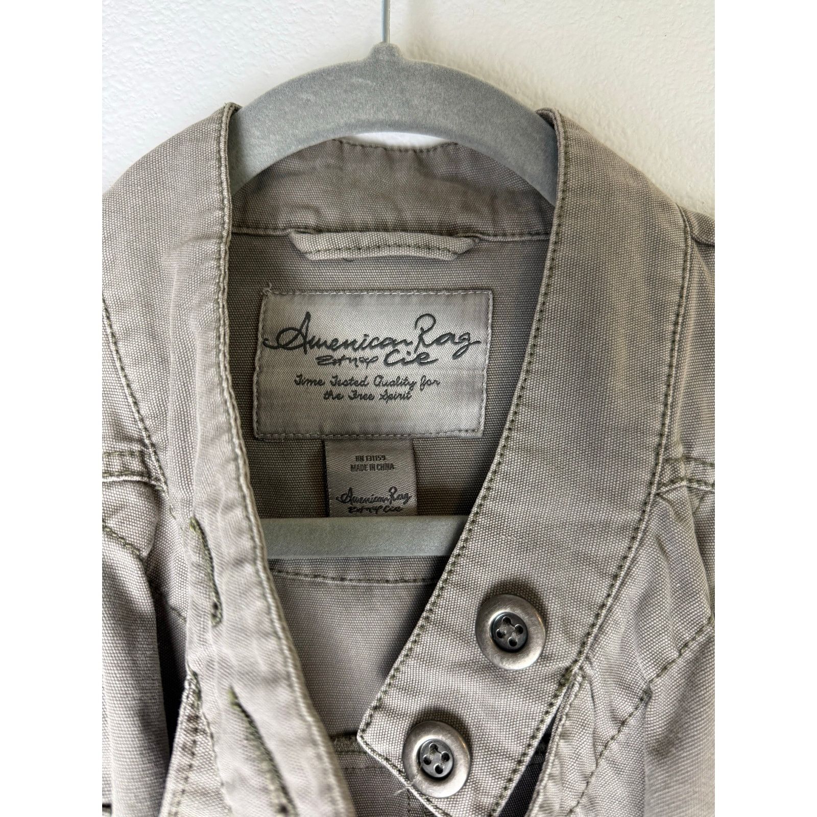 American Rag American Rag Cie Olive Green Jacket, Size Med Size M / US 6-8 / IT 42-44 - 5 Thumbnail