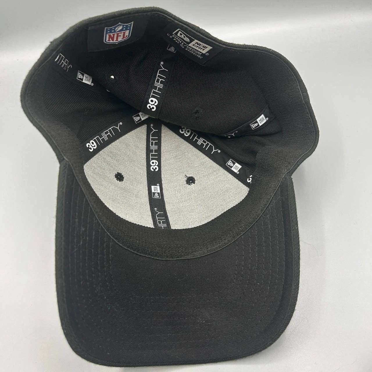 New Era Pittsburgh Steelers Hat Men S-M Black NFL Stretch Fitted Cap Size ONE SIZE - 2 Thumbnail