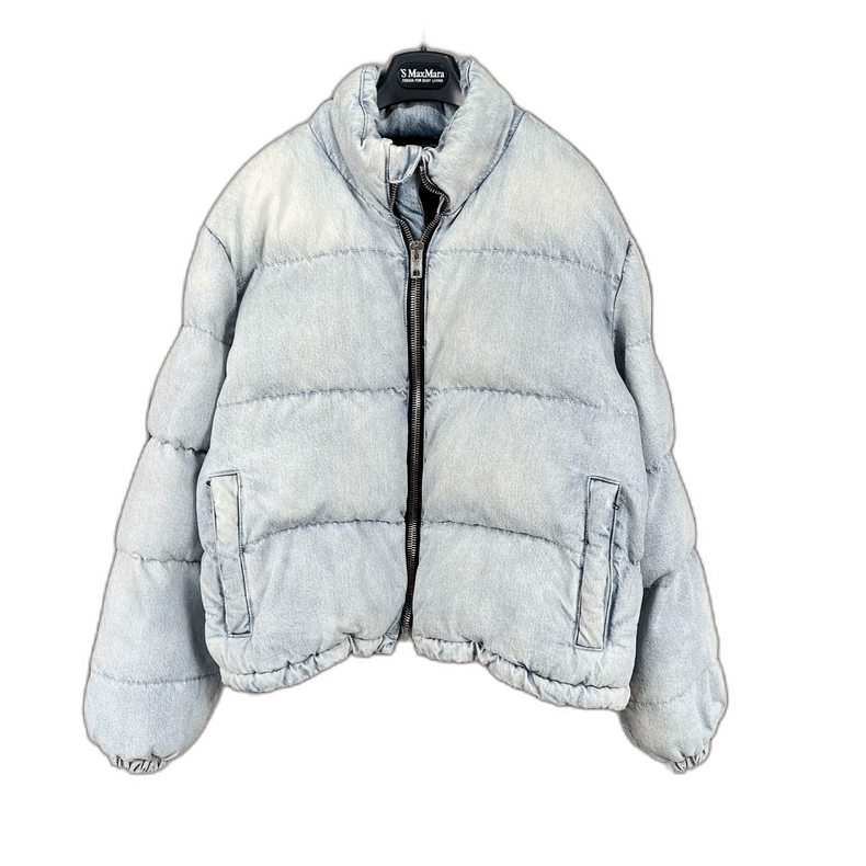 Alexander Wang Alexander Wang Denim Cotton Puffer Jacket-yf Size US S / EU 44-46 / 1 - 1 Thumbnail