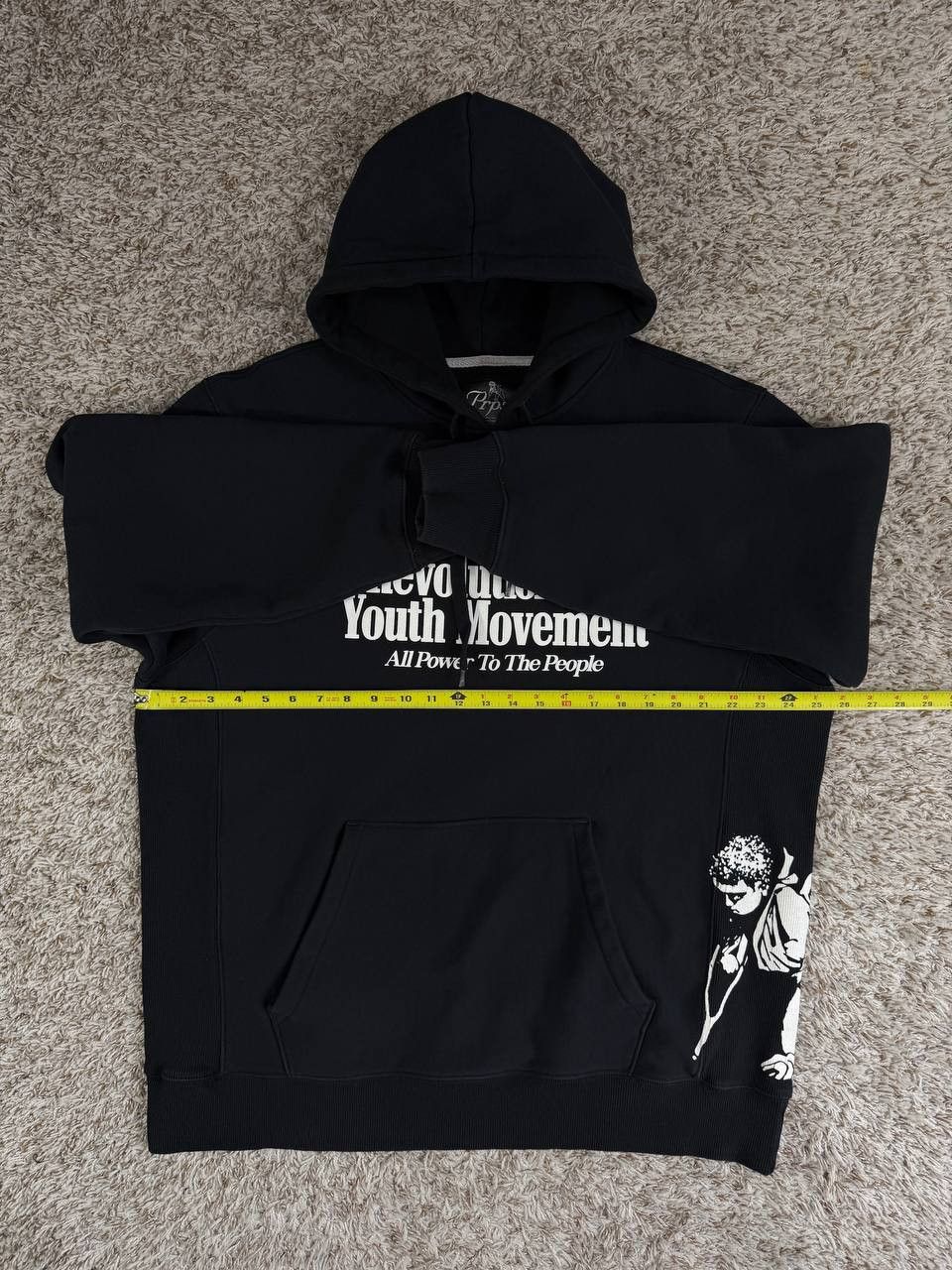 Prps PRPS Revolutionary Youth Movement Hoodie Black Size US XL / EU 56 / 4 - 7 Thumbnail