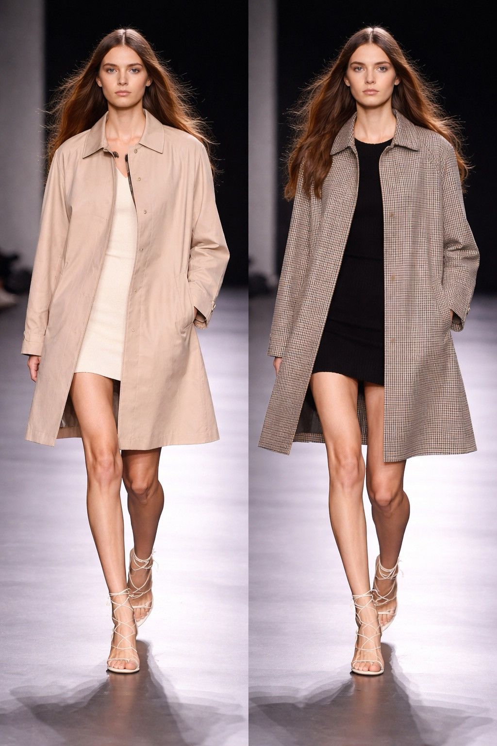 Aquascutum Aquascutum Reversible Houndstooth Balmacaan & Beige Mac Coat Size XL / US 12-14 / IT 48-50 - 1 Thumbnail