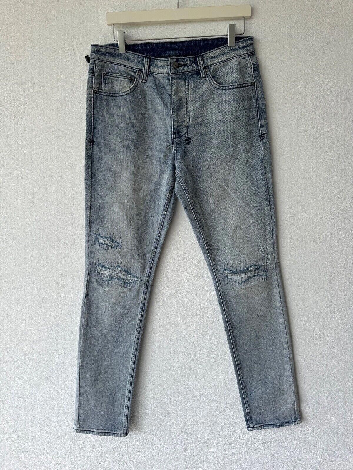 Ksubi Ksubi mens denim jean jeans chitch 32 blue philly dollar Size US 32 / EU 48 - 1 Thumbnail