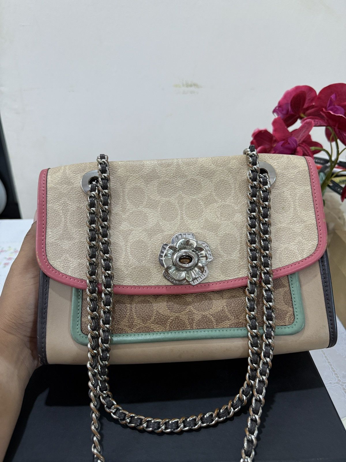 Coach 🔥🔥🔥ARCHIVE COACH PARKER COLORBLOCK Size ONE SIZE - 2 Thumbnail
