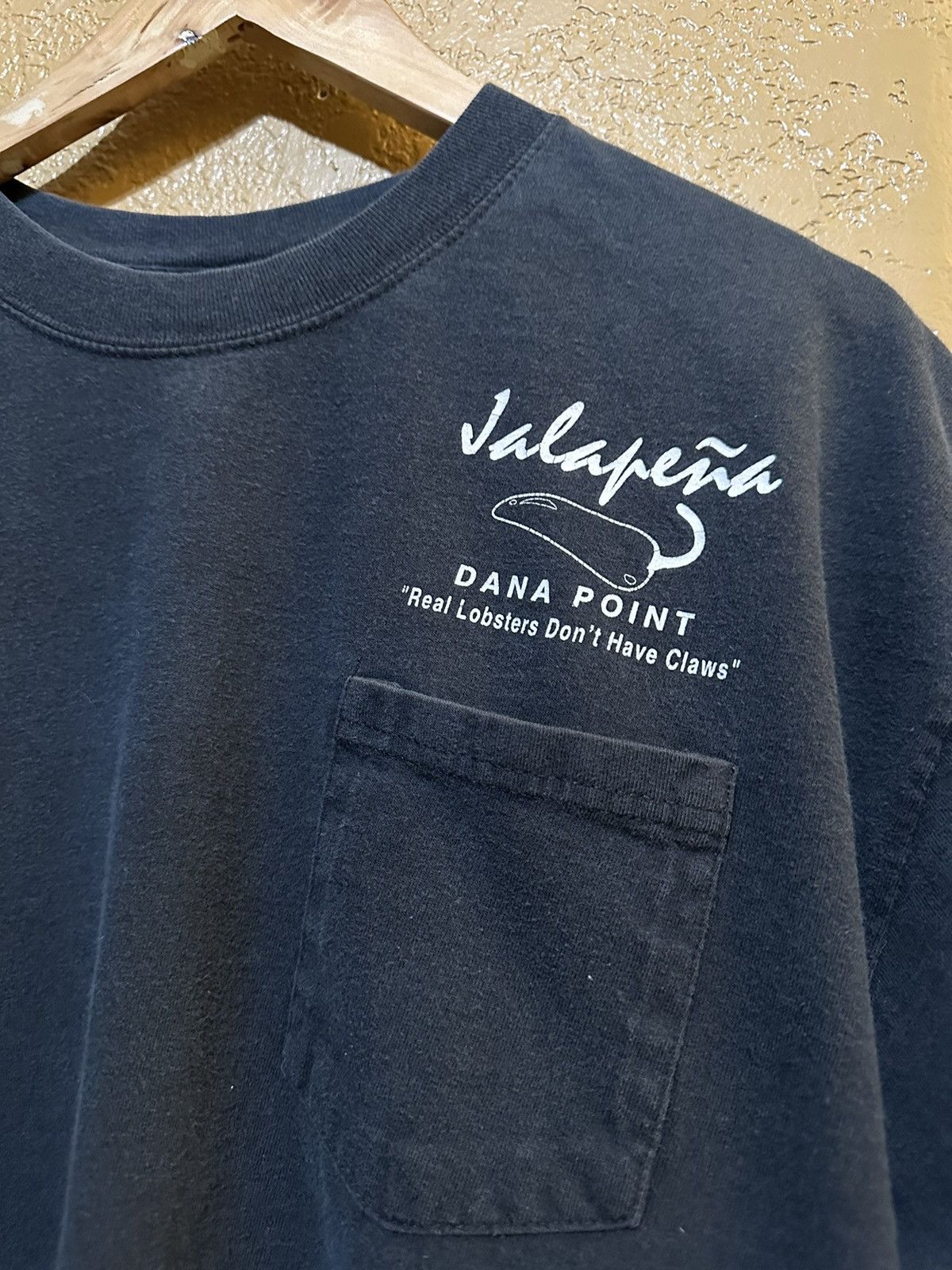 Vintage 🦞 Vintage 90s Jalapeña Dana Point Lobster Fishing Pocket Tee Size US XL / EU 56 / 4 - 4 Thumbnail