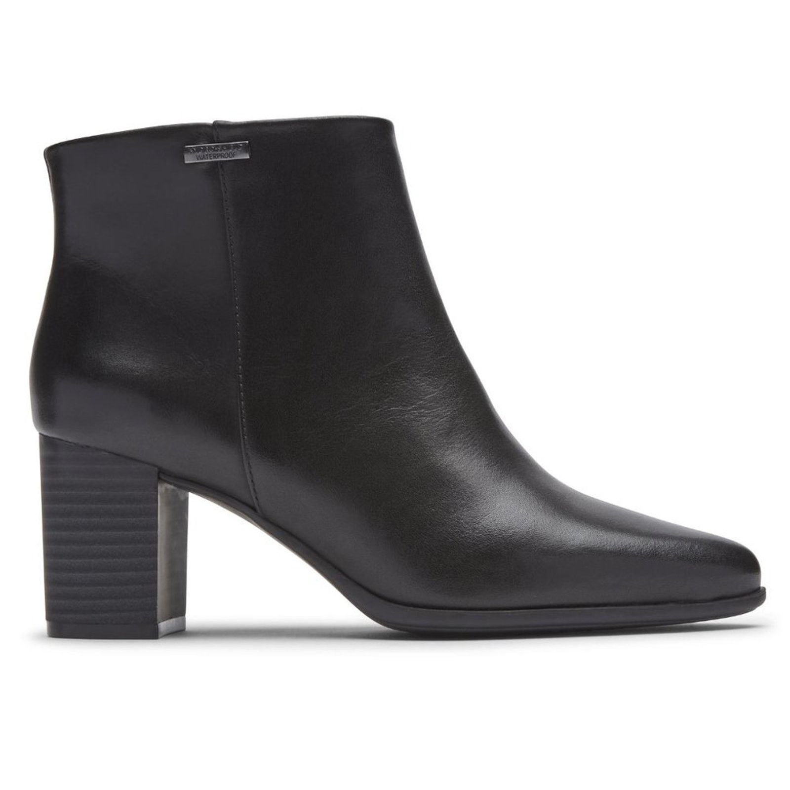 Rockport Rockport Black Camdyn Pointed-Toe Block Heel Booties Size US 10 / IT 40 - 13 Thumbnail
