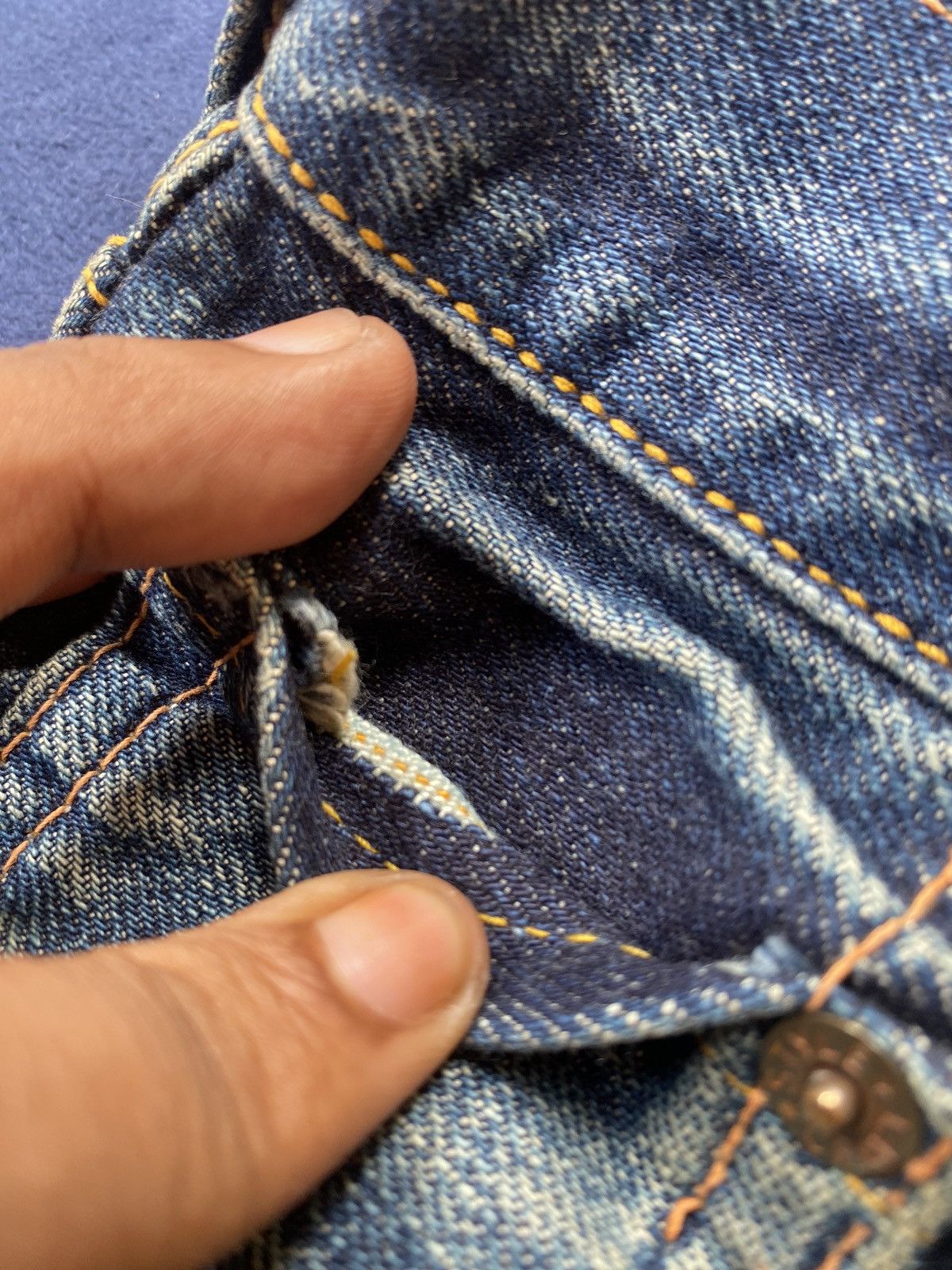 Evisu × Japanese Brand × Vintage Vintage Evis No. 2 Lot 250XX Selvedge Denim Japanese Brand Size US 27 - 6 Thumbnail