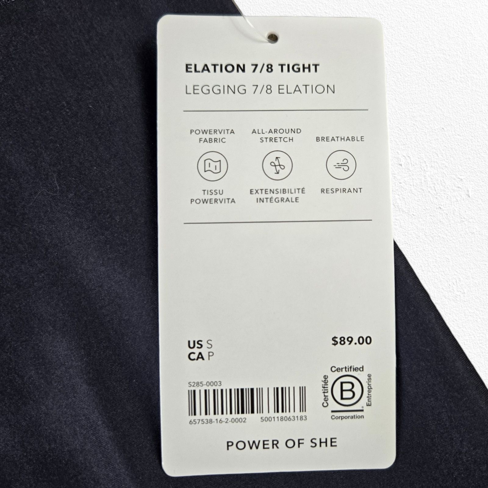 Athleta Athleta Gray Ombre Elation 7/8 Leggings Size Small Size 27" / US 4 / IT 40 - 5 Thumbnail