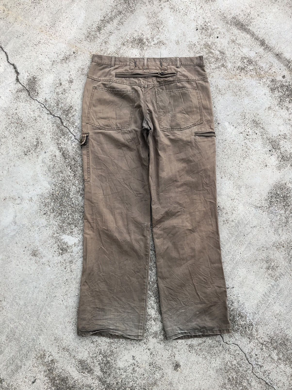 Japanese Brand SUN FADED BROWN CARGO PANT BY TWENTY WORKS Size US 34 / EU 50 - 6 Thumbnail