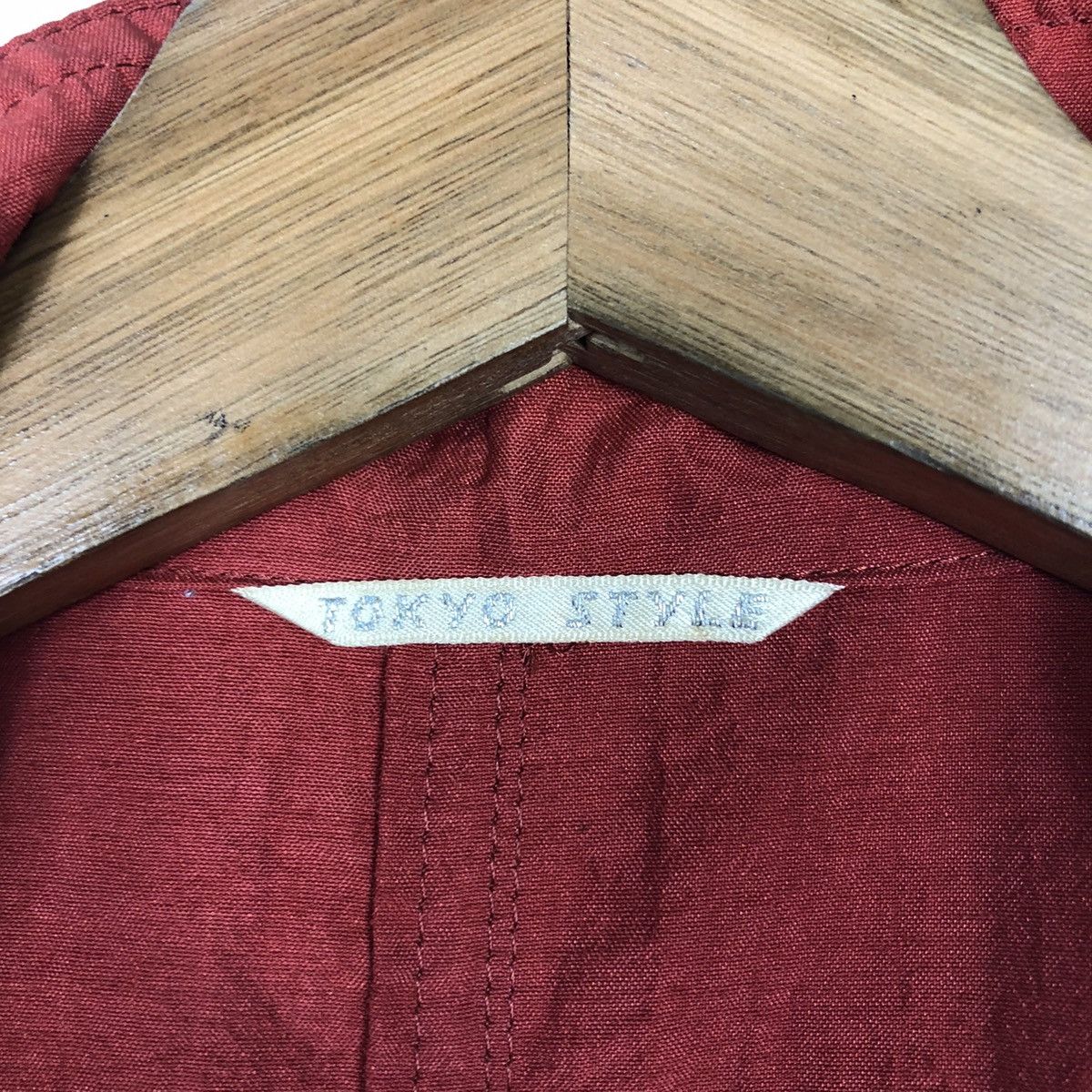 Designer × Japanese Brand × Vintage 📌Rich Red Vintage Long Jacket Tokyo Style Issey Miyake Size US M / EU 48-50 / 2 - 19 Thumbnail