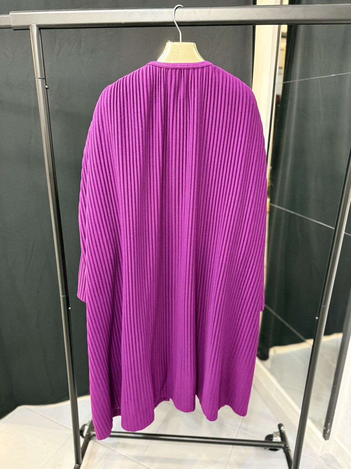 Versace Gianni Versace 1989 wool and Cashmere pleated cape Size ONE SIZE - 11 Thumbnail