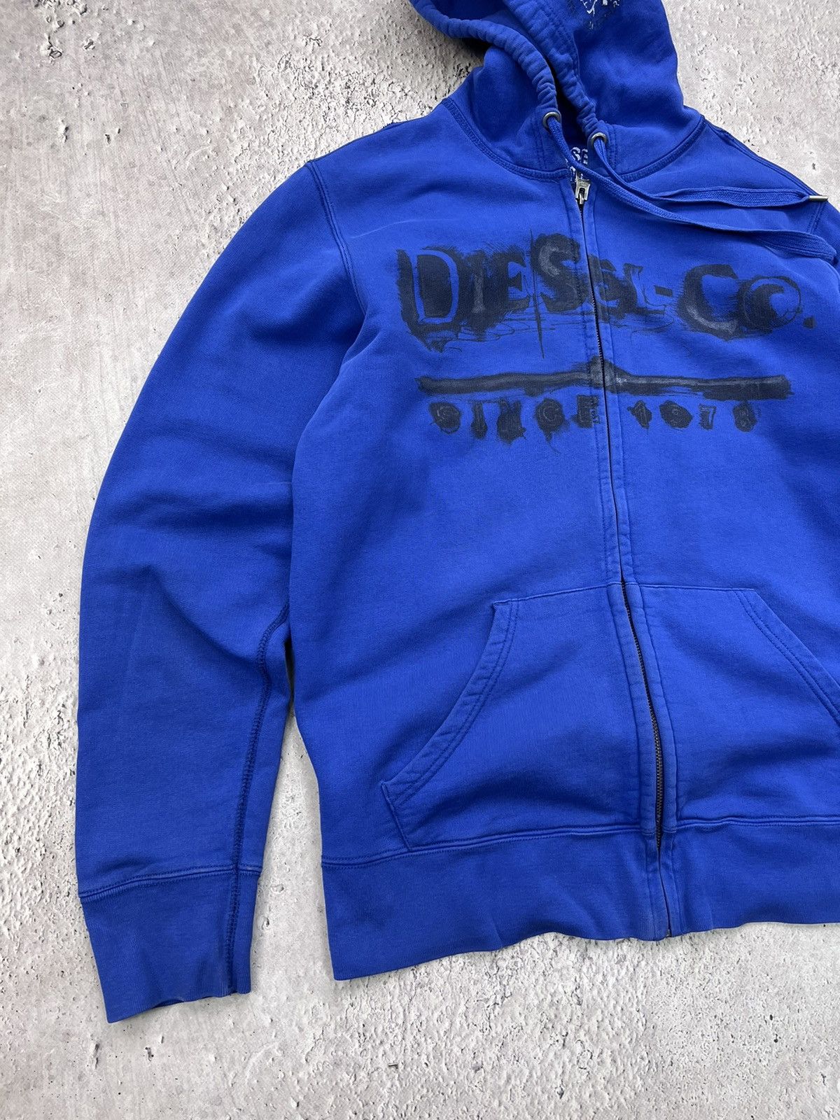 Diesel × Vintage Vintage Y2K Diesel Boxy Fit Big Logo Hoodie Size US L / EU 52-54 / 3 - 4 Thumbnail