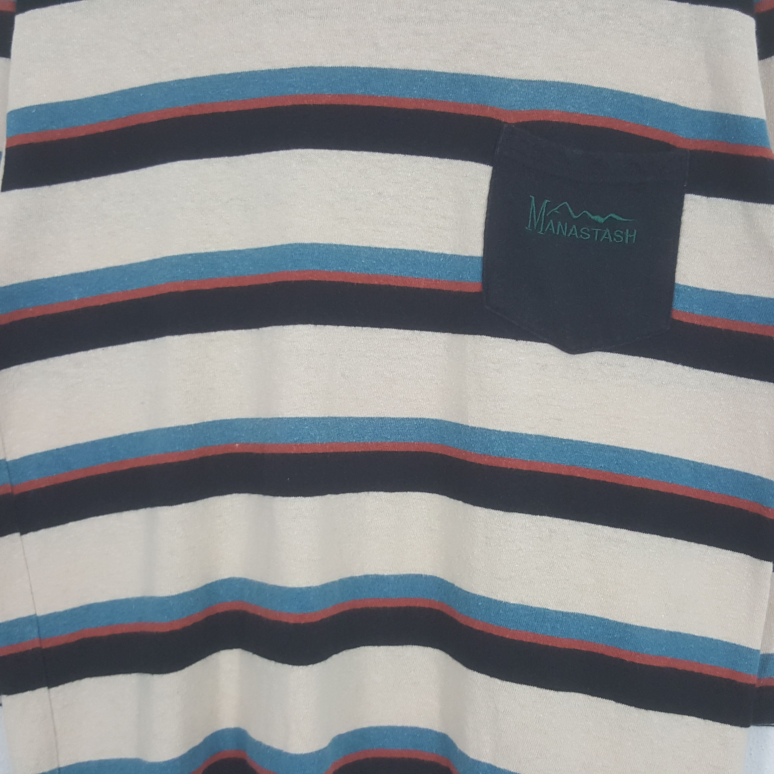Manastash Vintage Manastash Outdoor Long Sleeve Stripes Tshirt Size US M / EU 48-50 / 2 - 2 Thumbnail