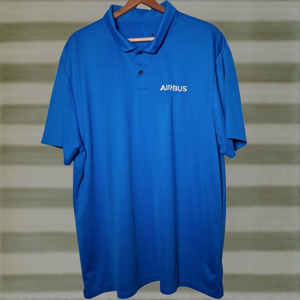Nike Nike Dri-Fit Polo Shirt XXL Blue Stretch Performance Military Aviation Polo Shirt Boys? Mens? Size US XXL / EU 58 / 5 - 1 Thumbnail