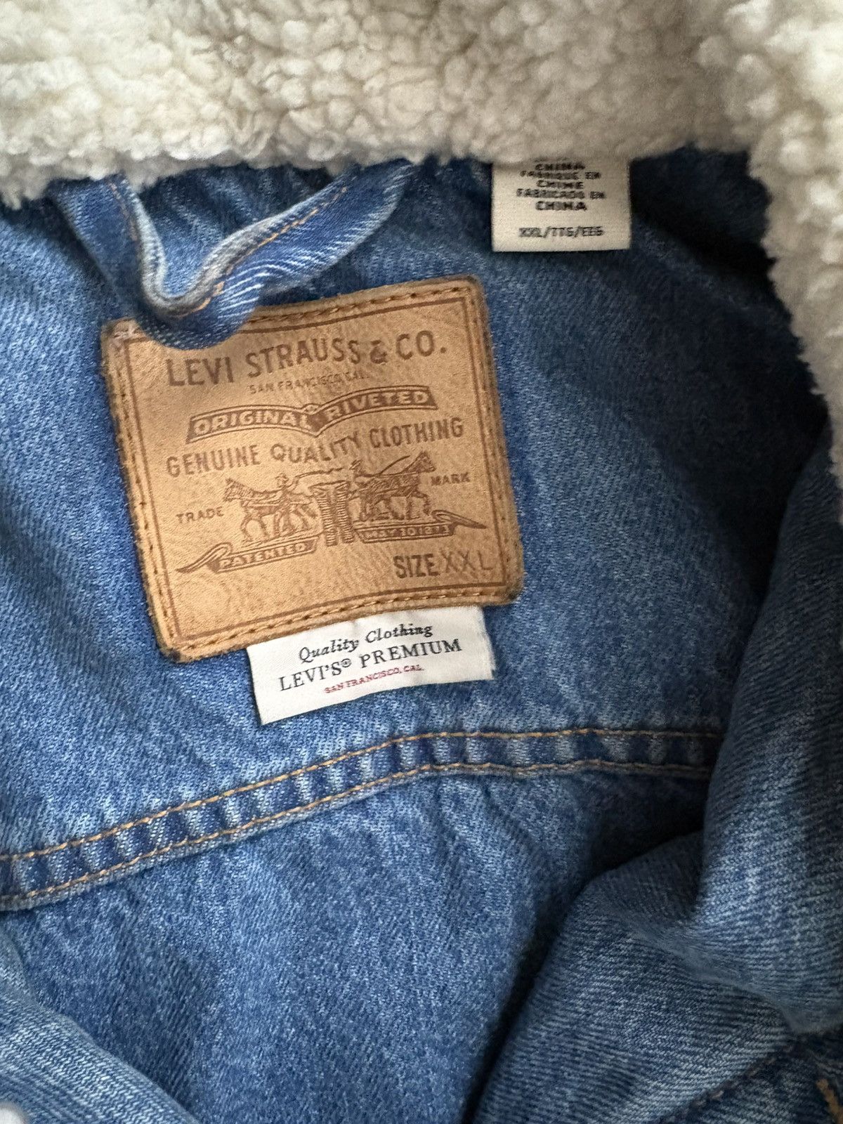Levi's Levi’s Vintage Sherpa Reverse Denim Jacket Size US XXL / EU 58 / 5 - 4 Thumbnail