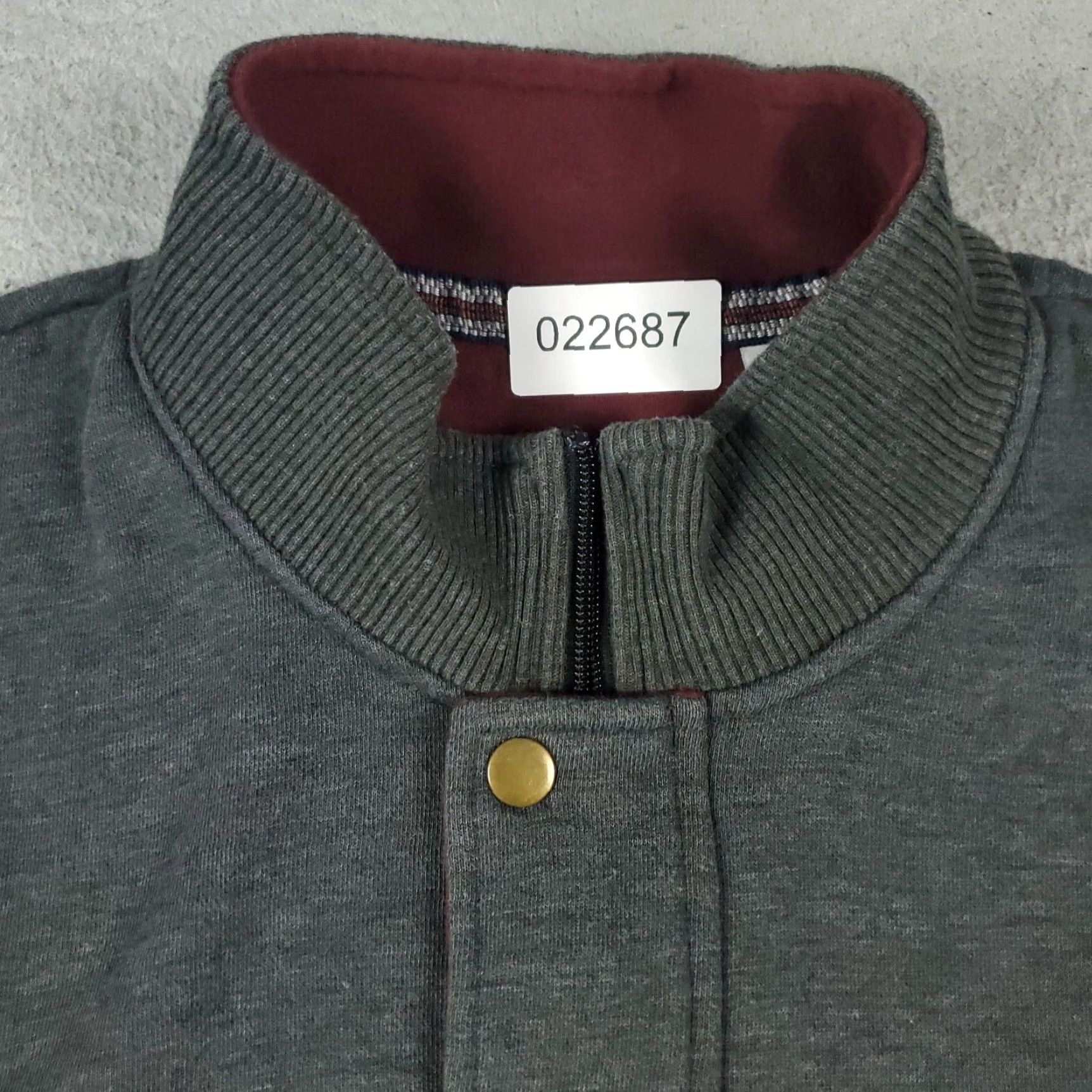 Orvis Orvis Sweater Mens XL Gray Long Sleeve Pullover Knit Top Mock Neck Size US XL / EU 56 / 4 - 2 Thumbnail