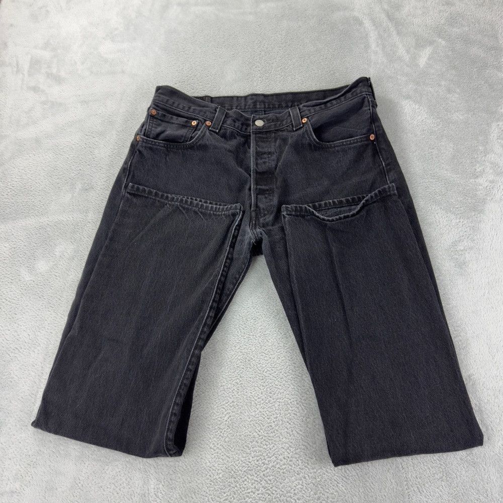 Levi's Levi’s 501 Dark Denim Straight Leg Jeans Men’s Size 36 x 34 Size US 36 / EU 52 - 7 Thumbnail